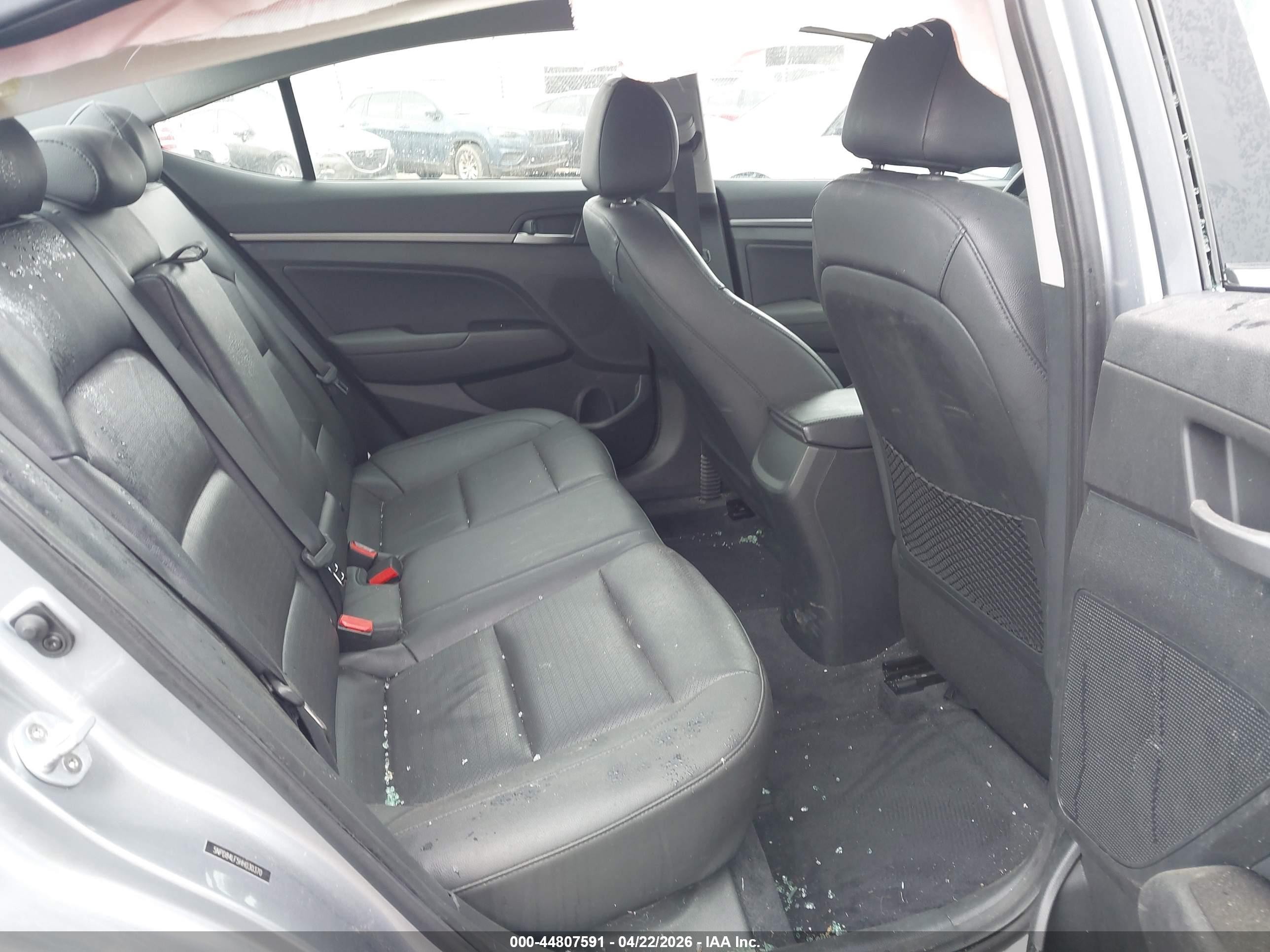 2017 Hyundai Elantra Limited Серый vin: 5NPD84LF5HH030370