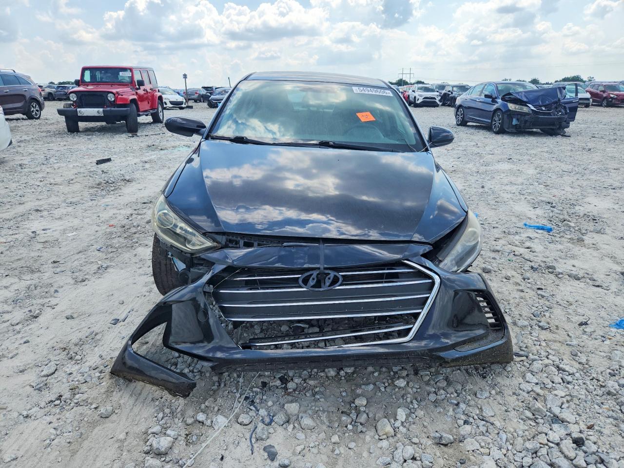 2018 Hyundai Elantra Sel Black vin: 5NPD84LF5JH231465