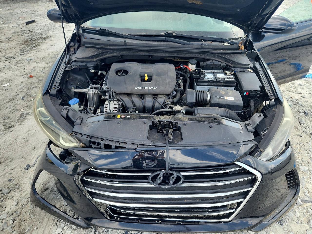 2018 Hyundai Elantra Sel Black vin: 5NPD84LF5JH231465