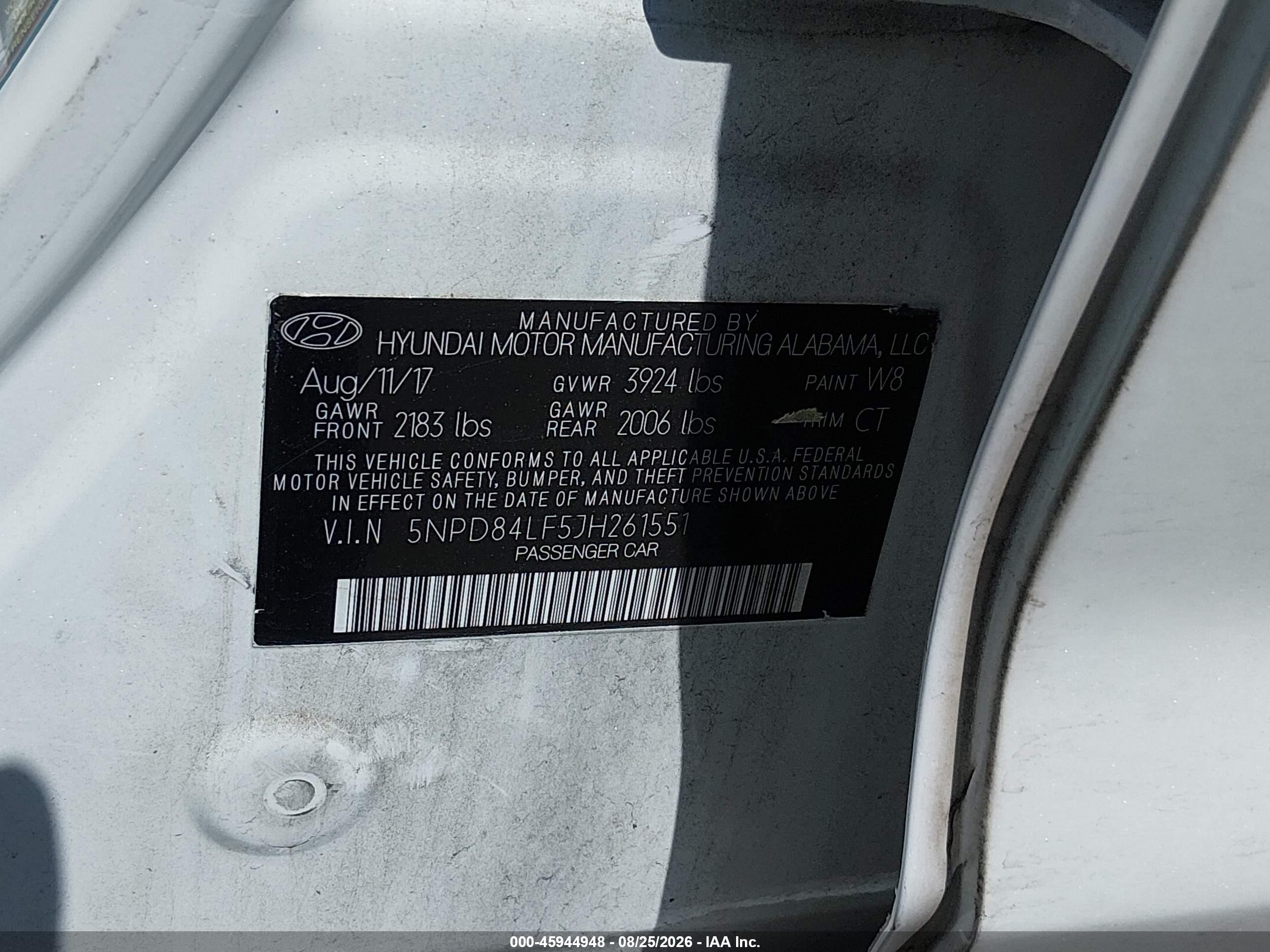 2018 Hyundai Elantra Value Edition White vin: 5NPD84LF5JH261551