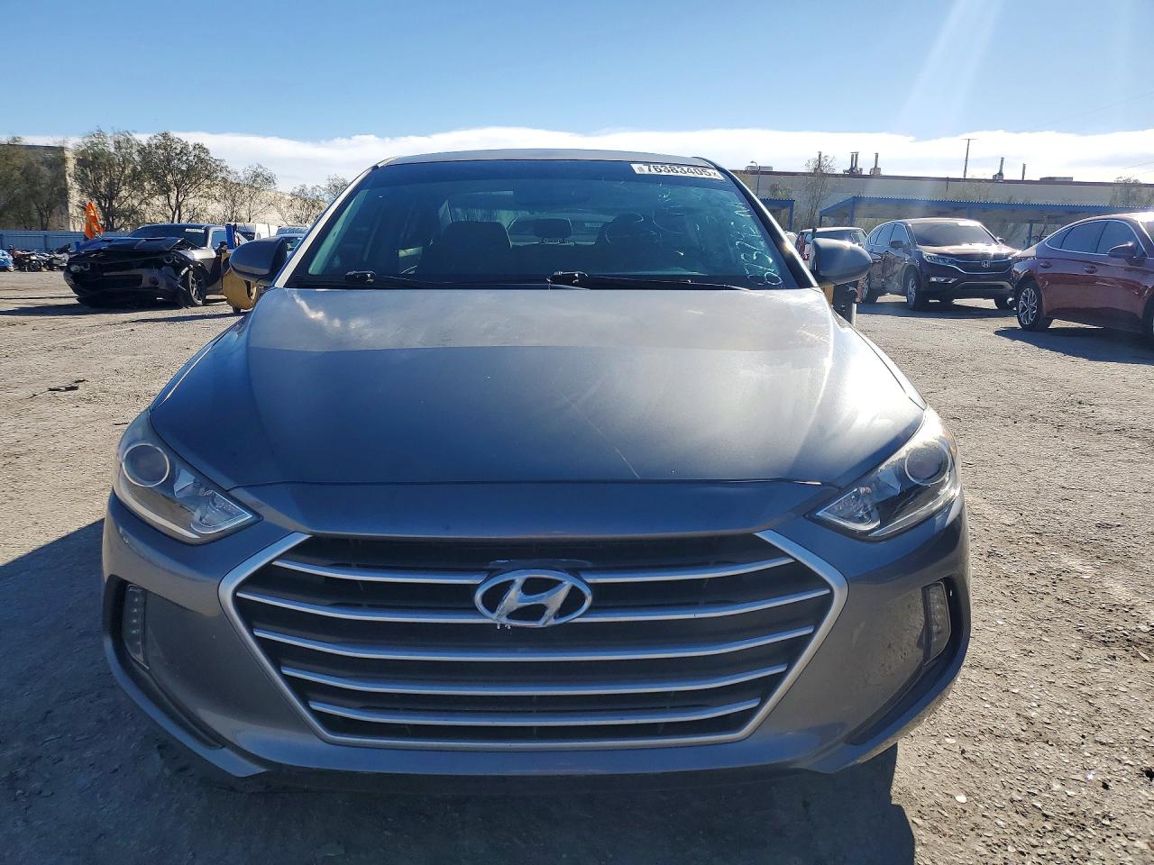 2018 Hyundai Elantra Value Edition Gray vin: 5NPD84LF5JH343733