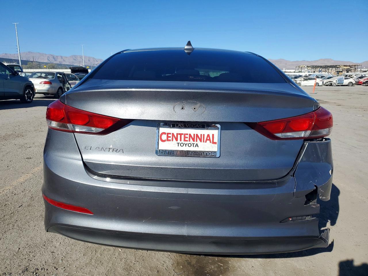 2018 Hyundai Elantra Value Edition Gray vin: 5NPD84LF5JH343733
