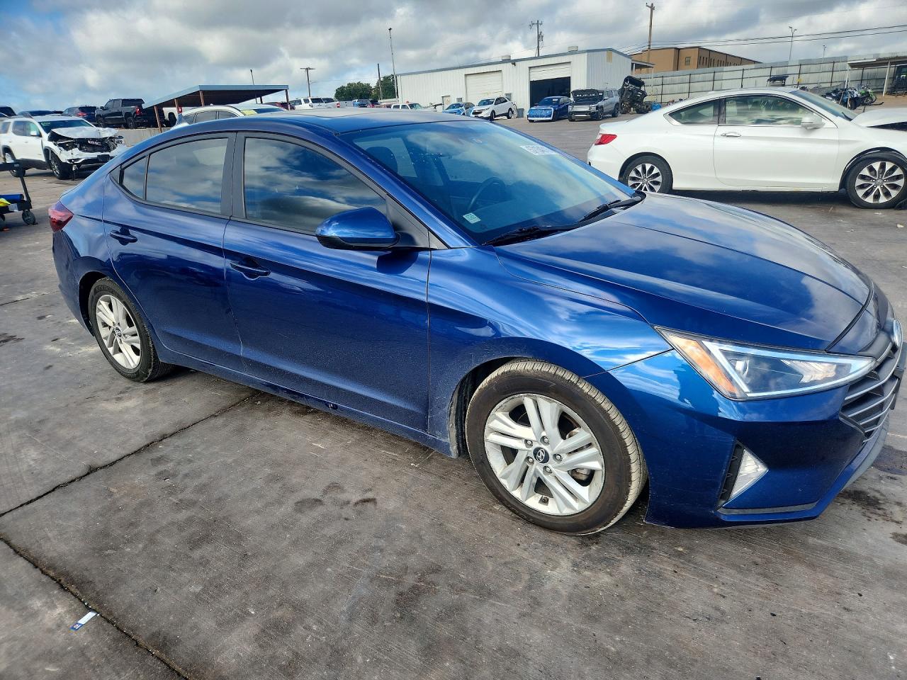 2019 Hyundai Elantra Value Edition Blue vin: 5NPD84LF5KH453859