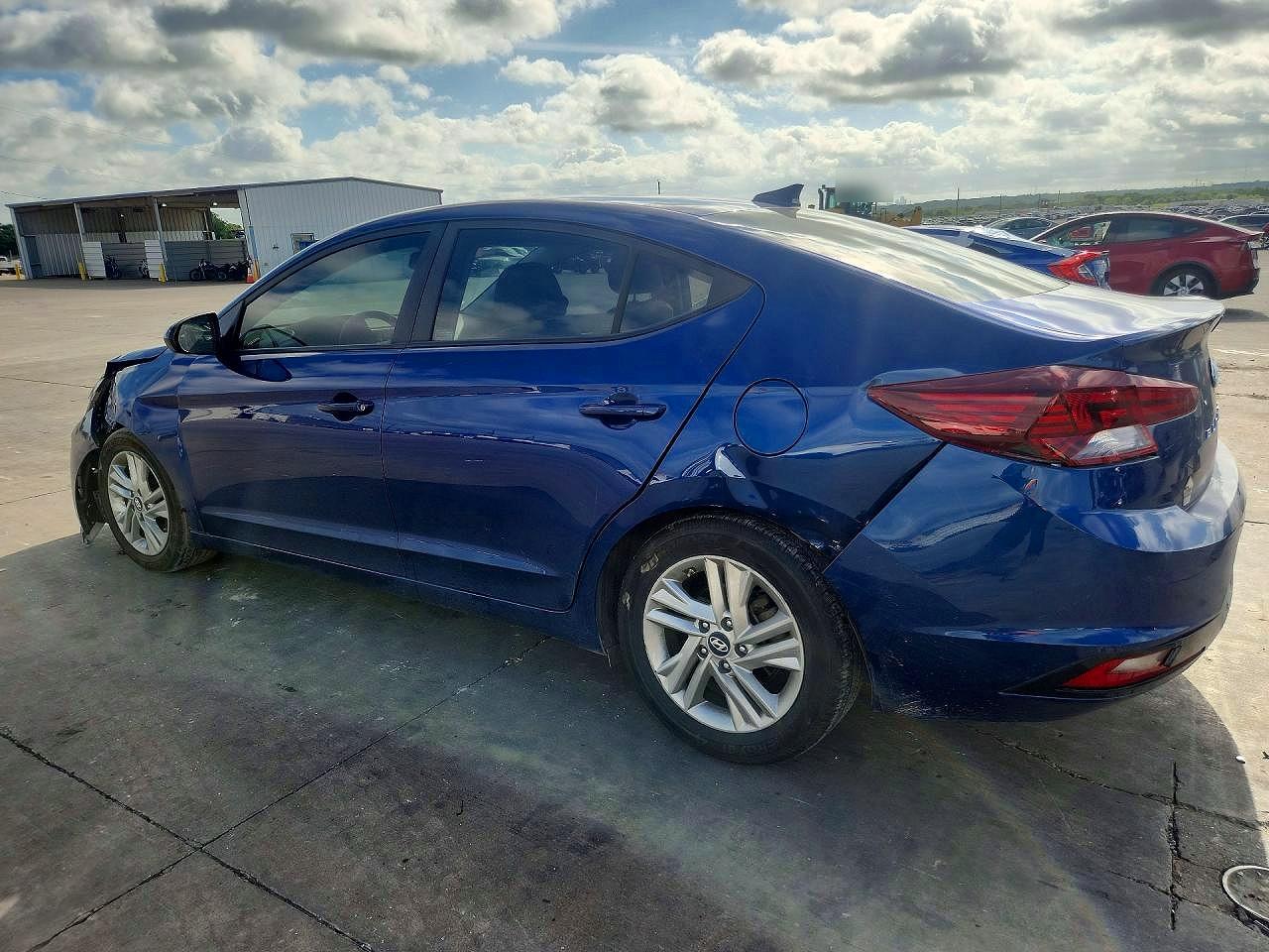 2019 Hyundai Elantra Value Edition Blue vin: 5NPD84LF5KH453859