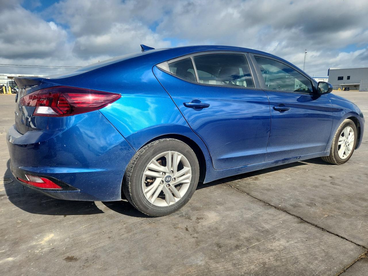 2019 Hyundai Elantra Value Edition Blue vin: 5NPD84LF5KH453859