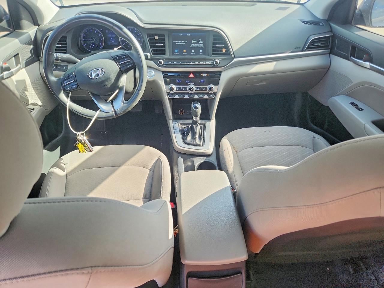 2019 Hyundai Elantra Value Edition Blue vin: 5NPD84LF5KH453859