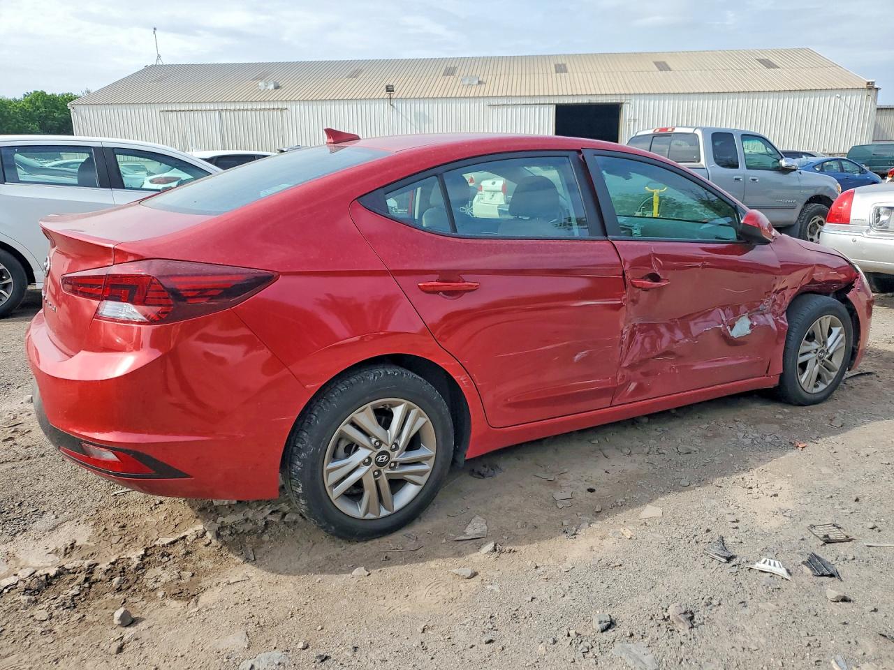2020 Hyundai Elantra Sel Red vin: 5NPD84LF5LH502463