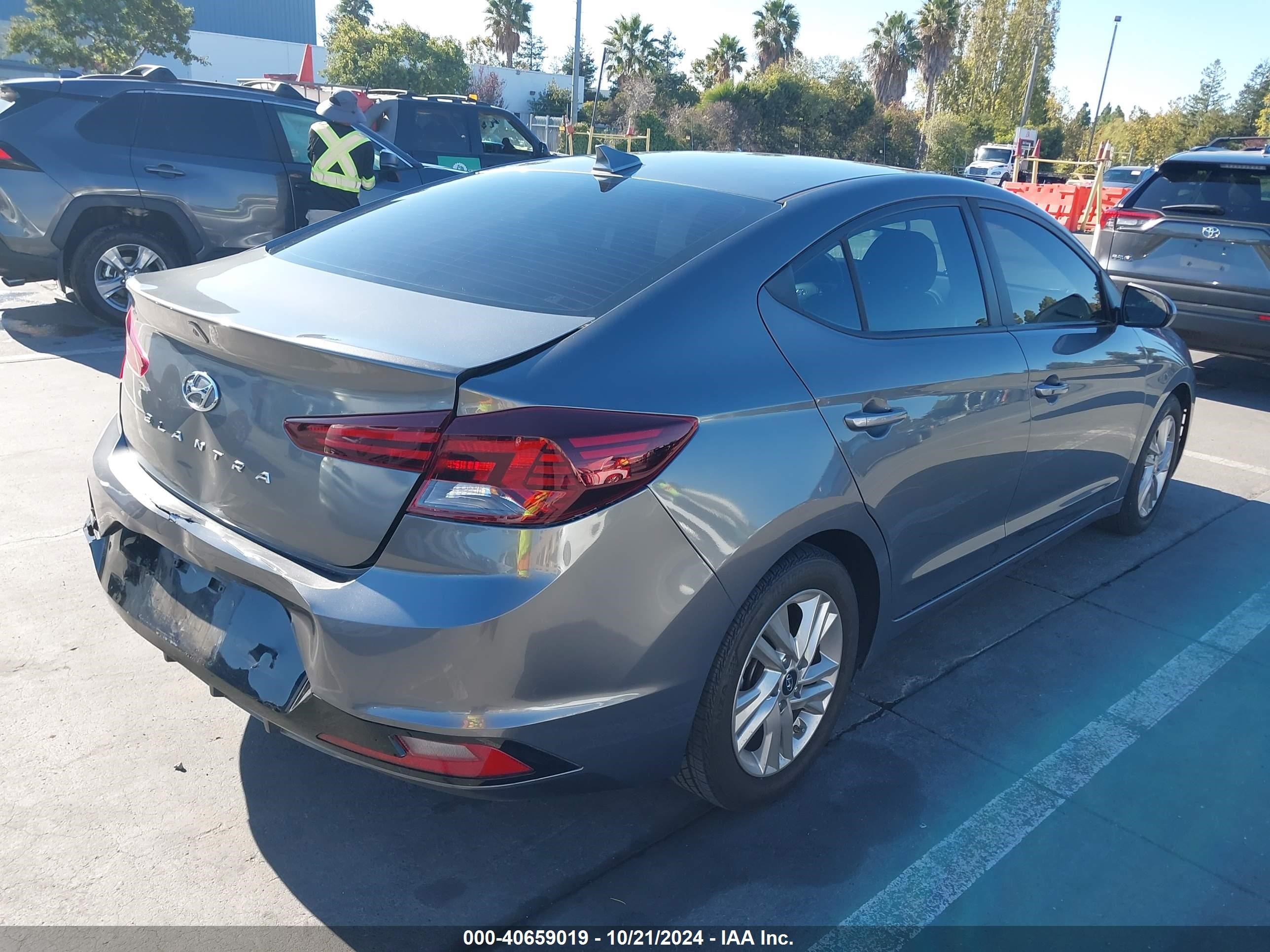 2020 Hyundai Elantra Value Edition Gray vin: 5NPD84LF5LH509932
