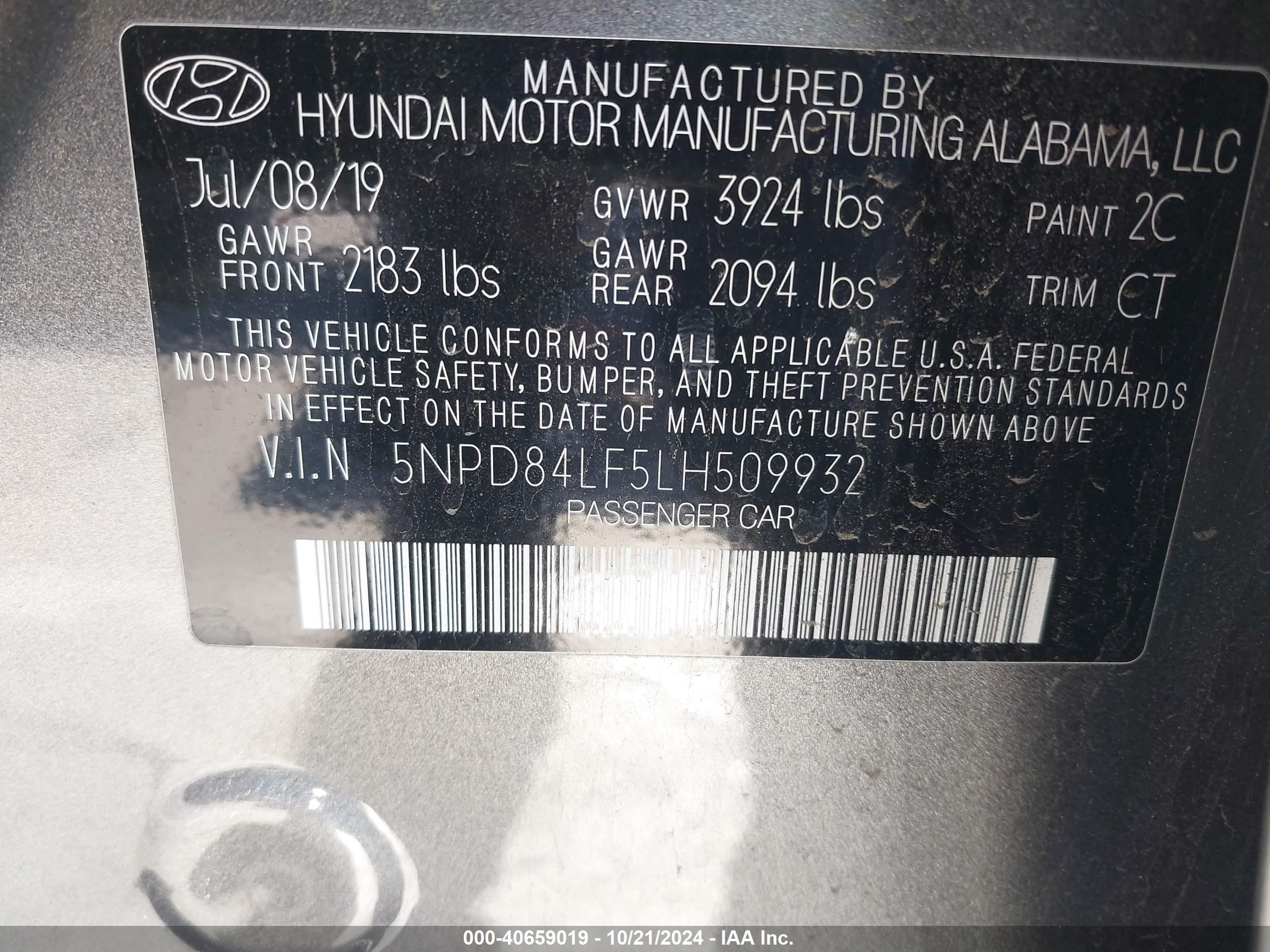 2020 Hyundai Elantra Value Edition Gray vin: 5NPD84LF5LH509932
