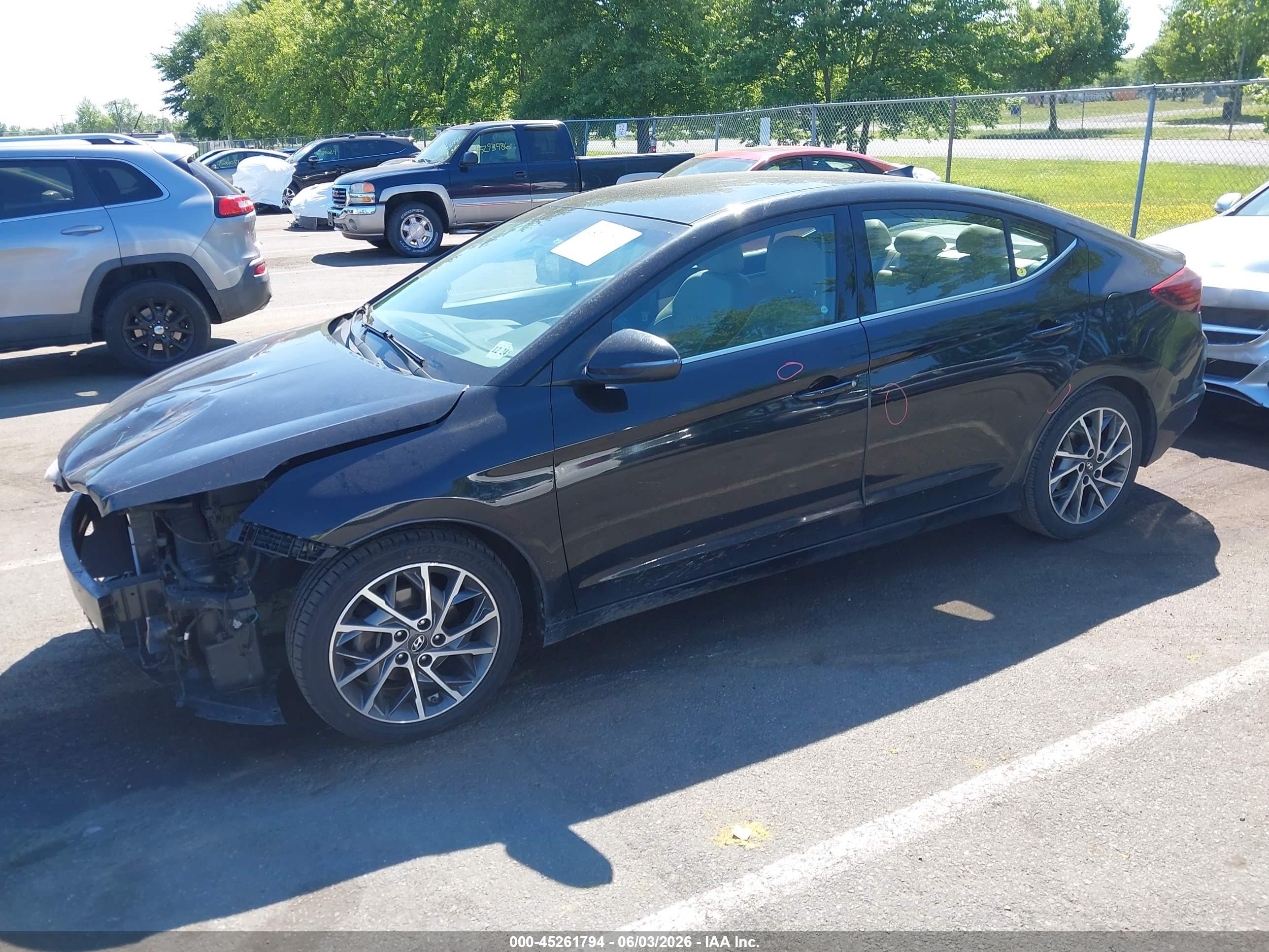 2020 Hyundai Elantra Limited Black vin: 5NPD84LF5LH523507