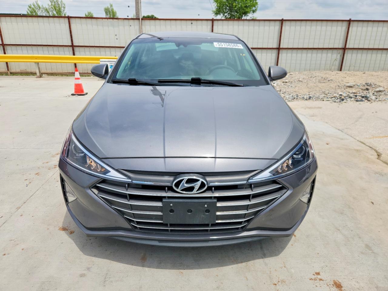 2020 Hyundai Elantra Sel Gray vin: 5NPD84LF5LH533809