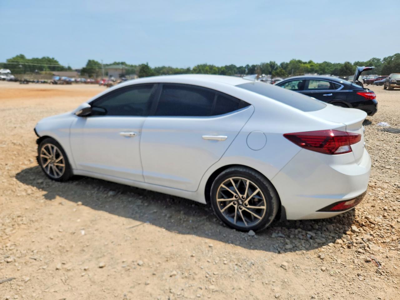 2020 Hyundai Elantra Limited White vin: 5NPD84LF5LH556815