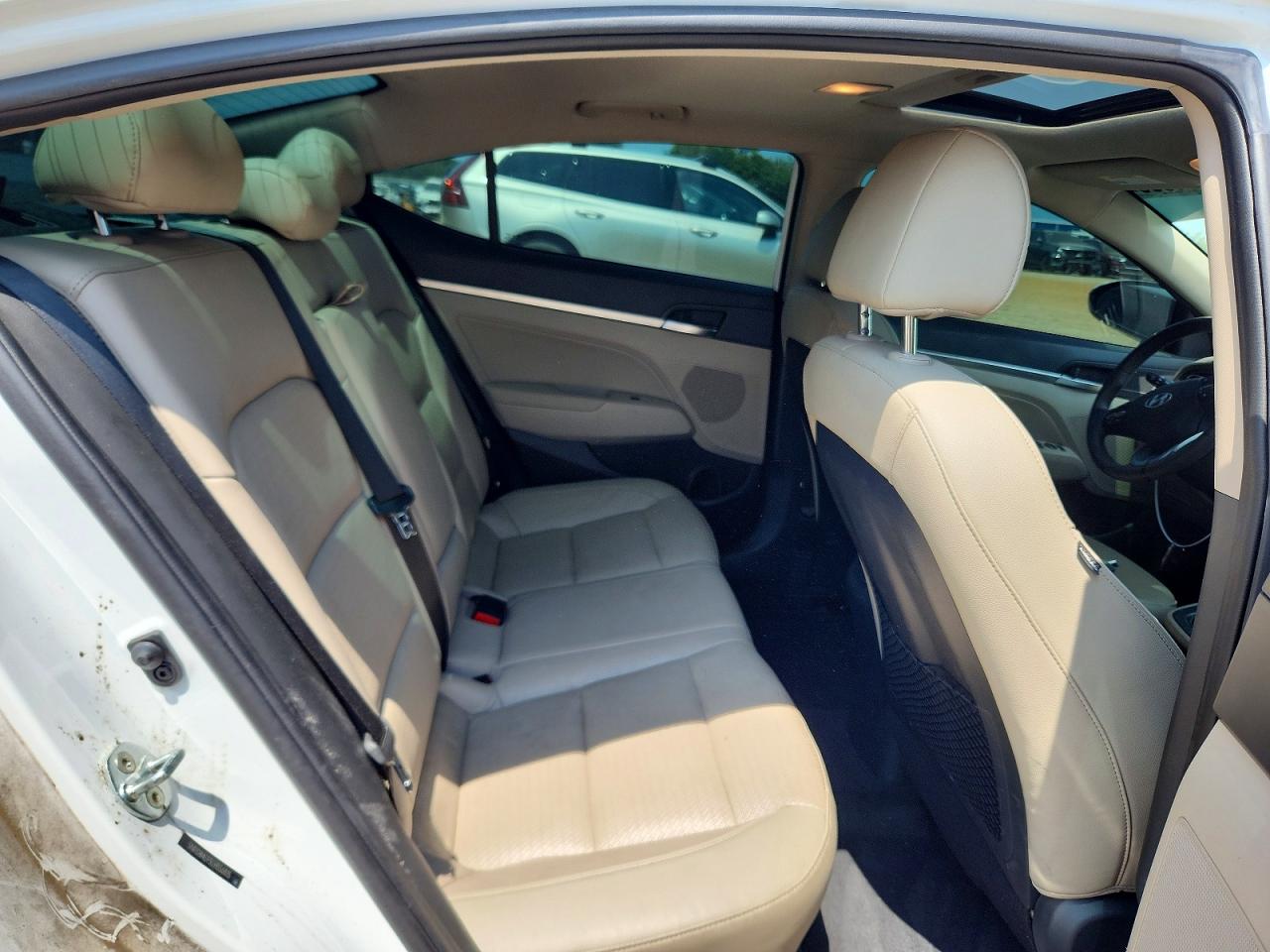 2020 Hyundai Elantra Limited White vin: 5NPD84LF5LH556815
