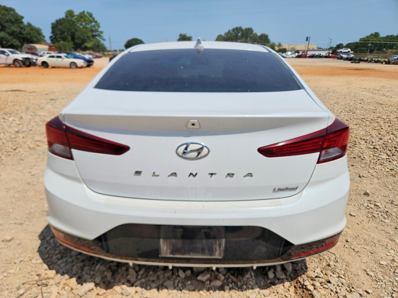 2020 Hyundai Elantra Limited White vin: 5NPD84LF5LH556815