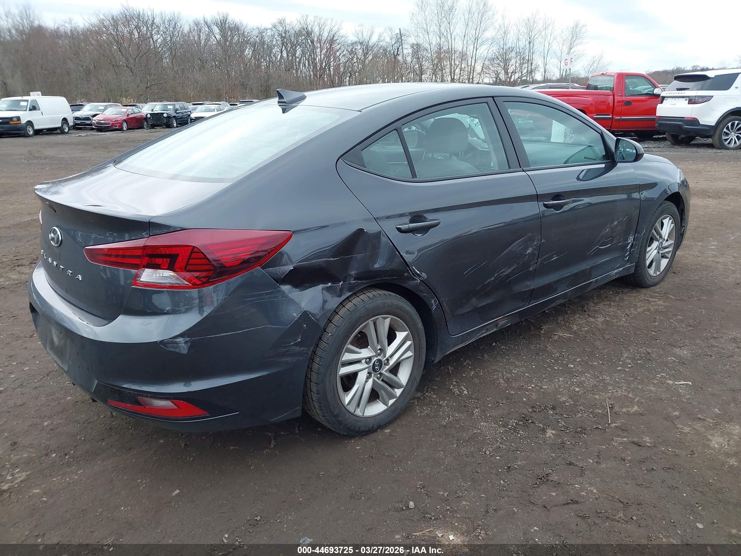 2020 Hyundai Elantra Value Edition Gray vin: 5NPD84LF5LH622912