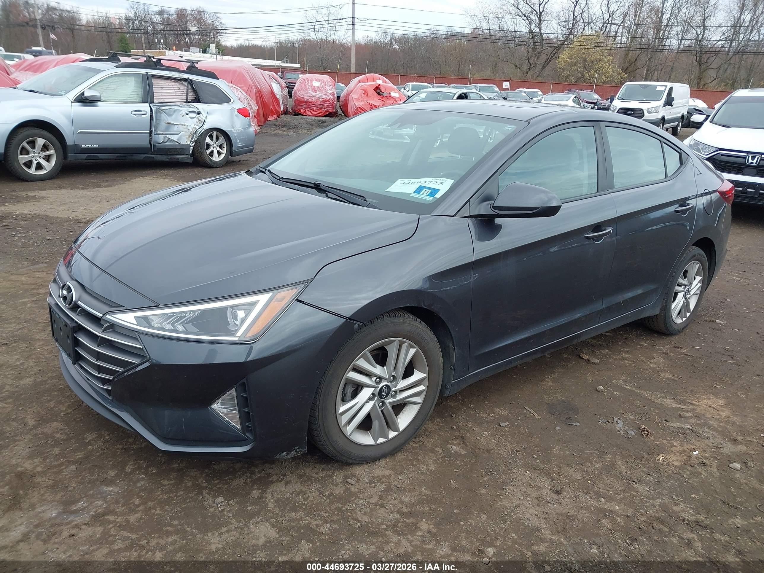 2020 Hyundai Elantra Value Edition Gray vin: 5NPD84LF5LH622912