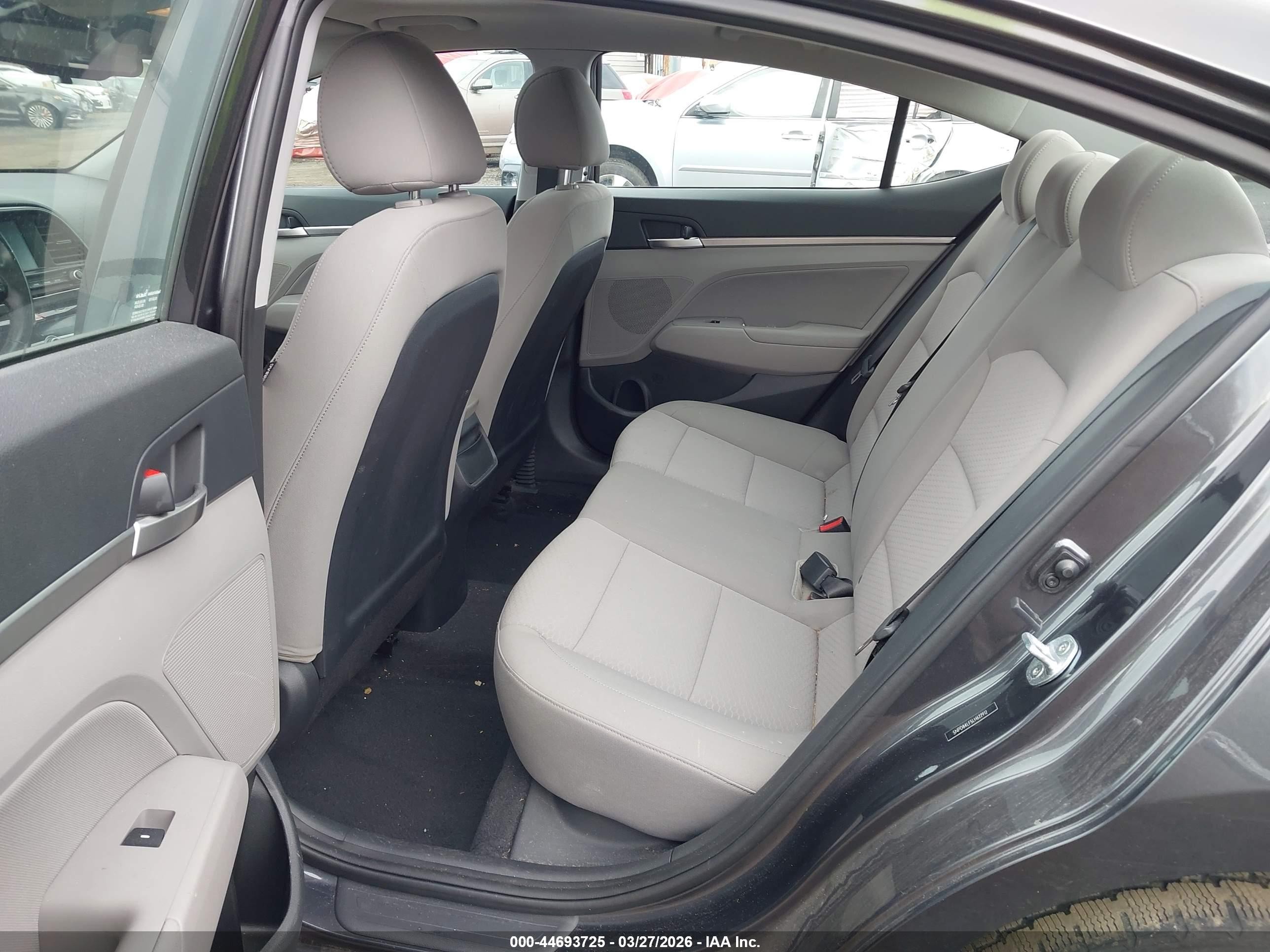 2020 Hyundai Elantra Value Edition Gray vin: 5NPD84LF5LH622912