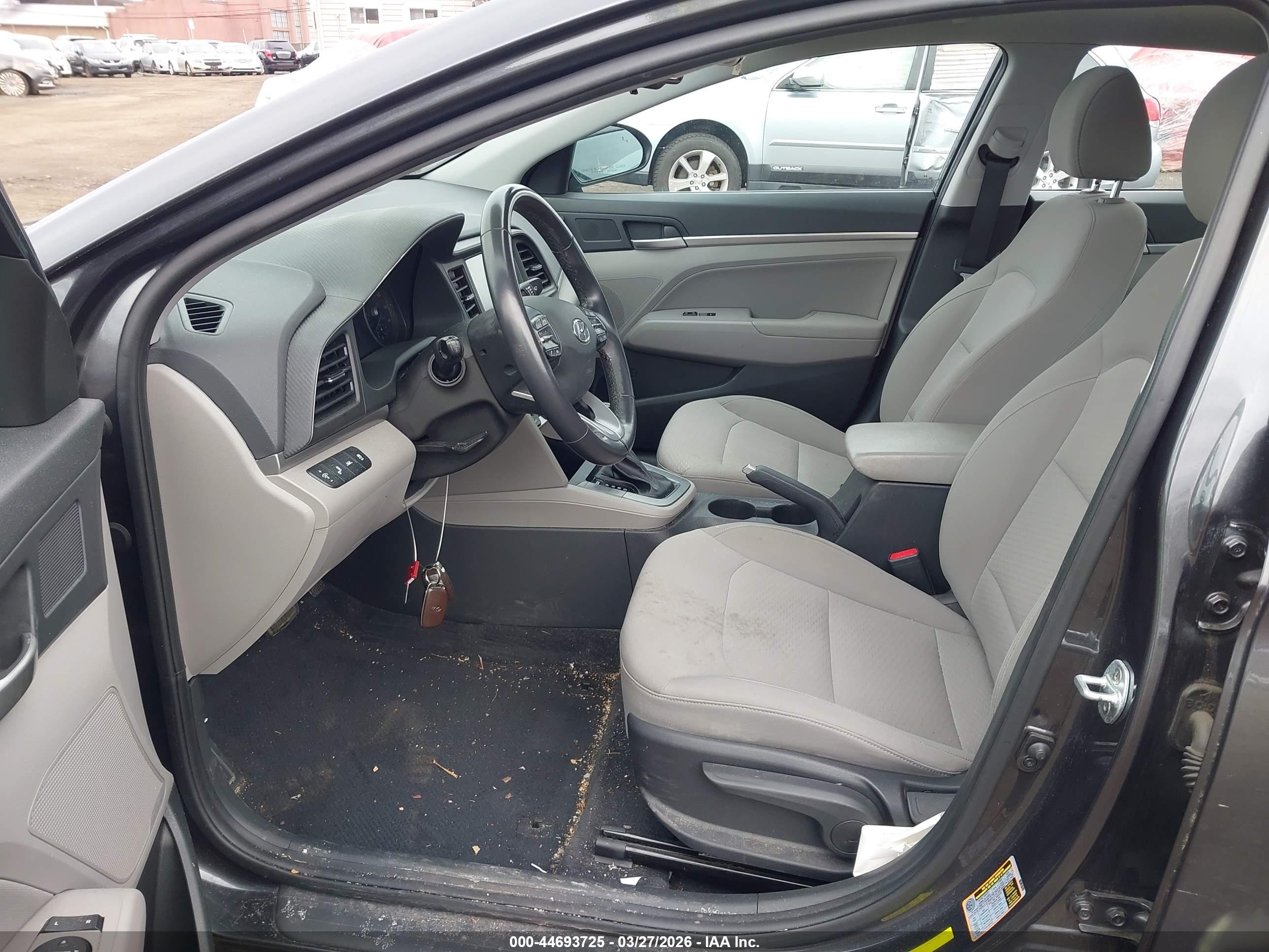 2020 Hyundai Elantra Value Edition Gray vin: 5NPD84LF5LH622912