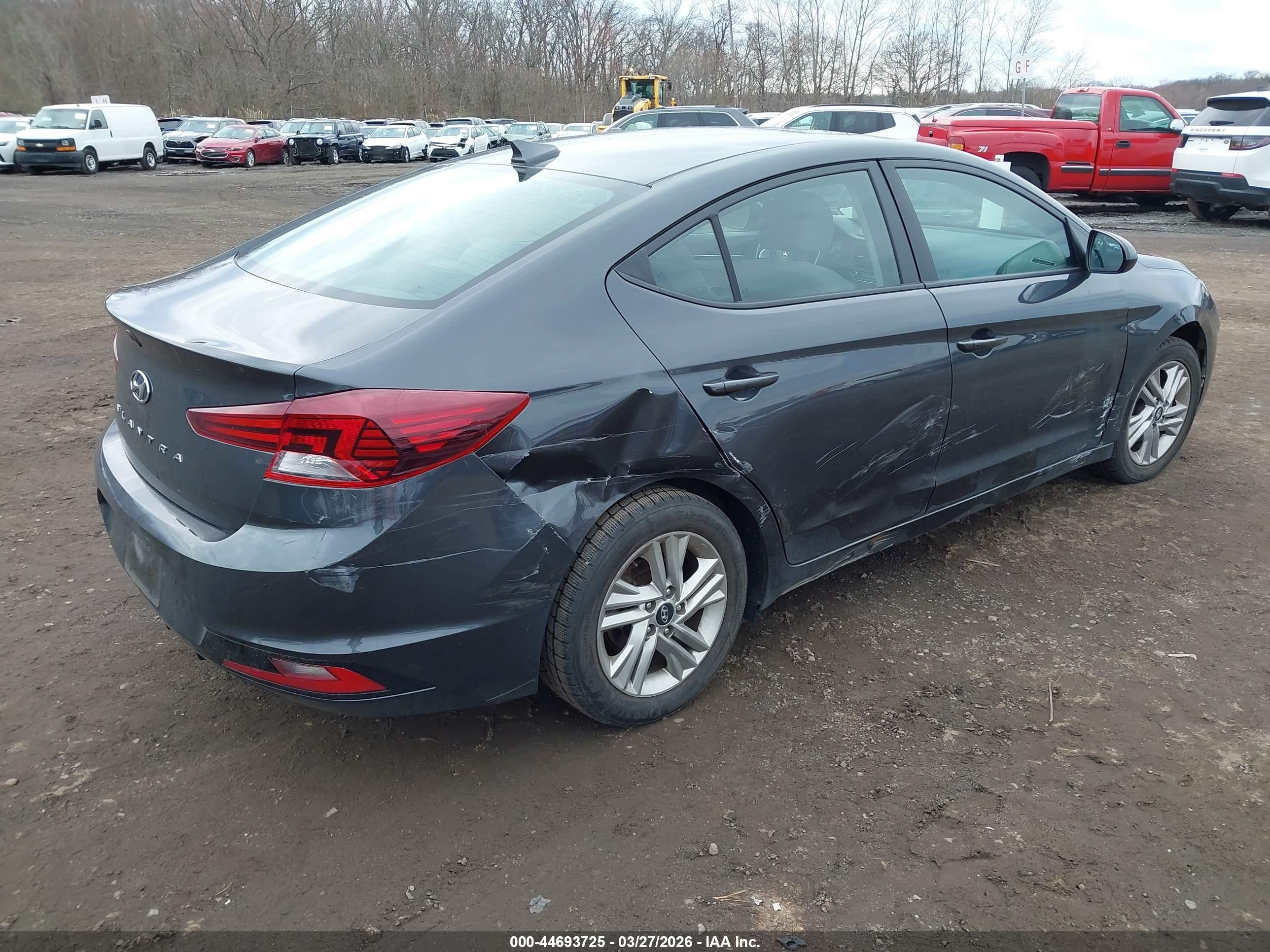 2020 Hyundai Elantra Value Edition Gray vin: 5NPD84LF5LH622912