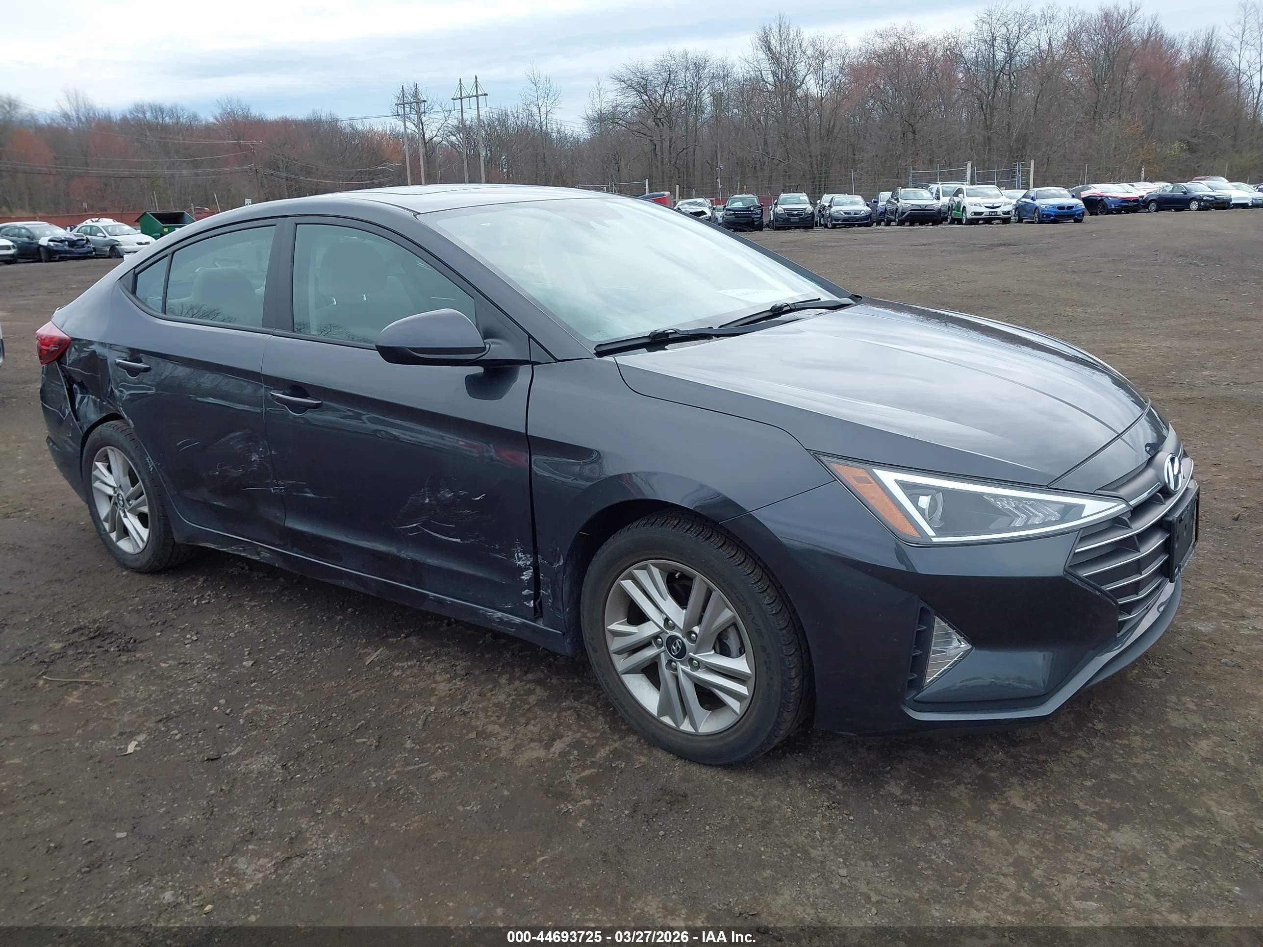 2020 Hyundai Elantra Value Edition Gray vin: 5NPD84LF5LH622912