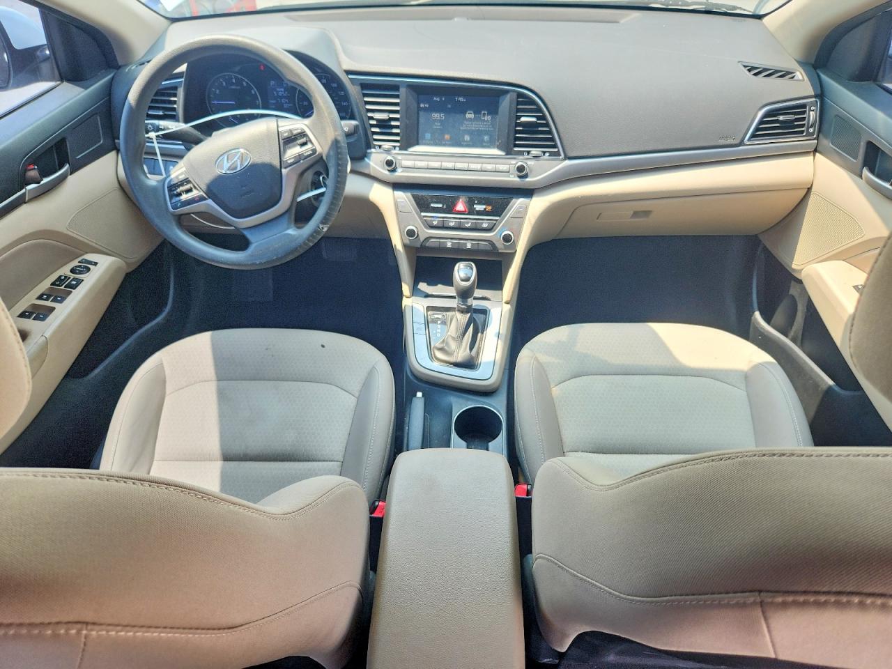2017 Hyundai Elantra Se White vin: 5NPD84LF6HH000391