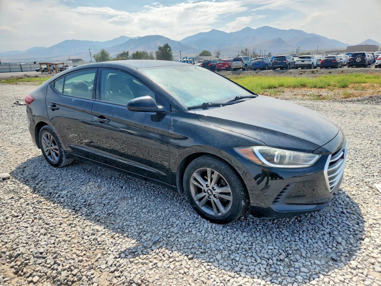 2017 Hyundai Elantra Se Black vin: 5NPD84LF6HH009446