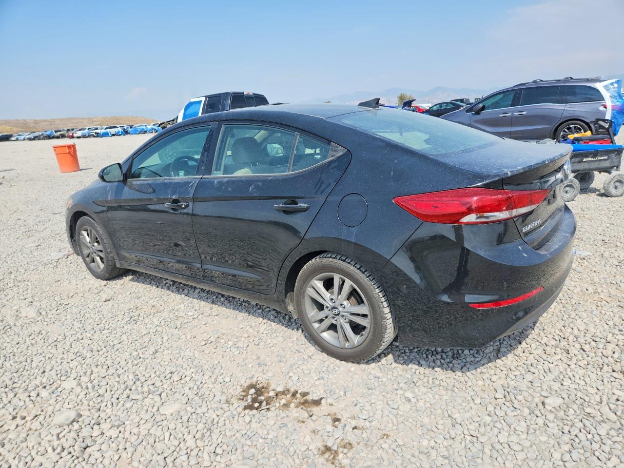 2017 Hyundai Elantra Se Black vin: 5NPD84LF6HH009446