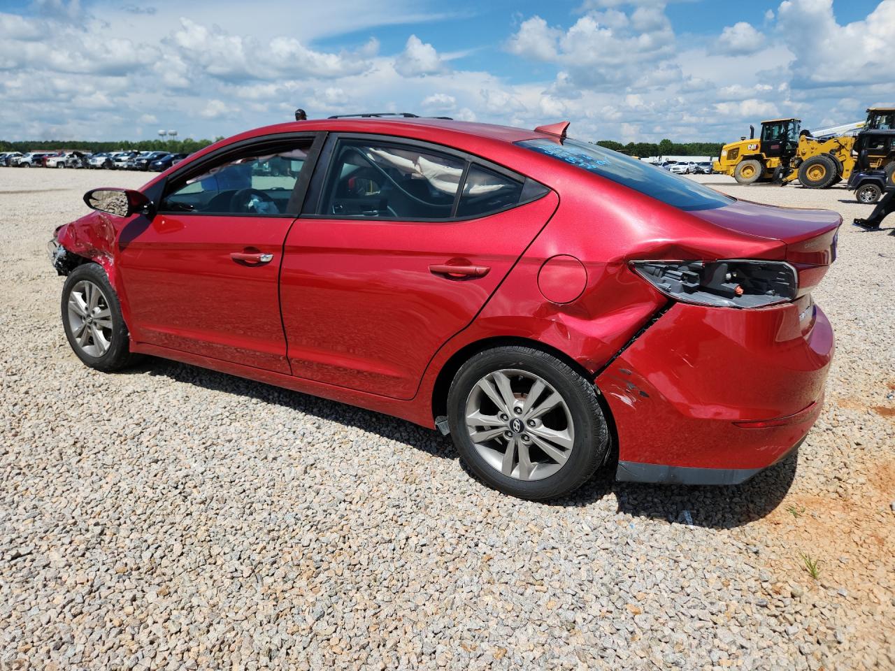 2017 Hyundai Elantra Se Красный vin: 5NPD84LF6HH025761