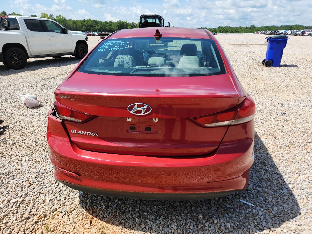 2017 Hyundai Elantra Se Красный vin: 5NPD84LF6HH025761