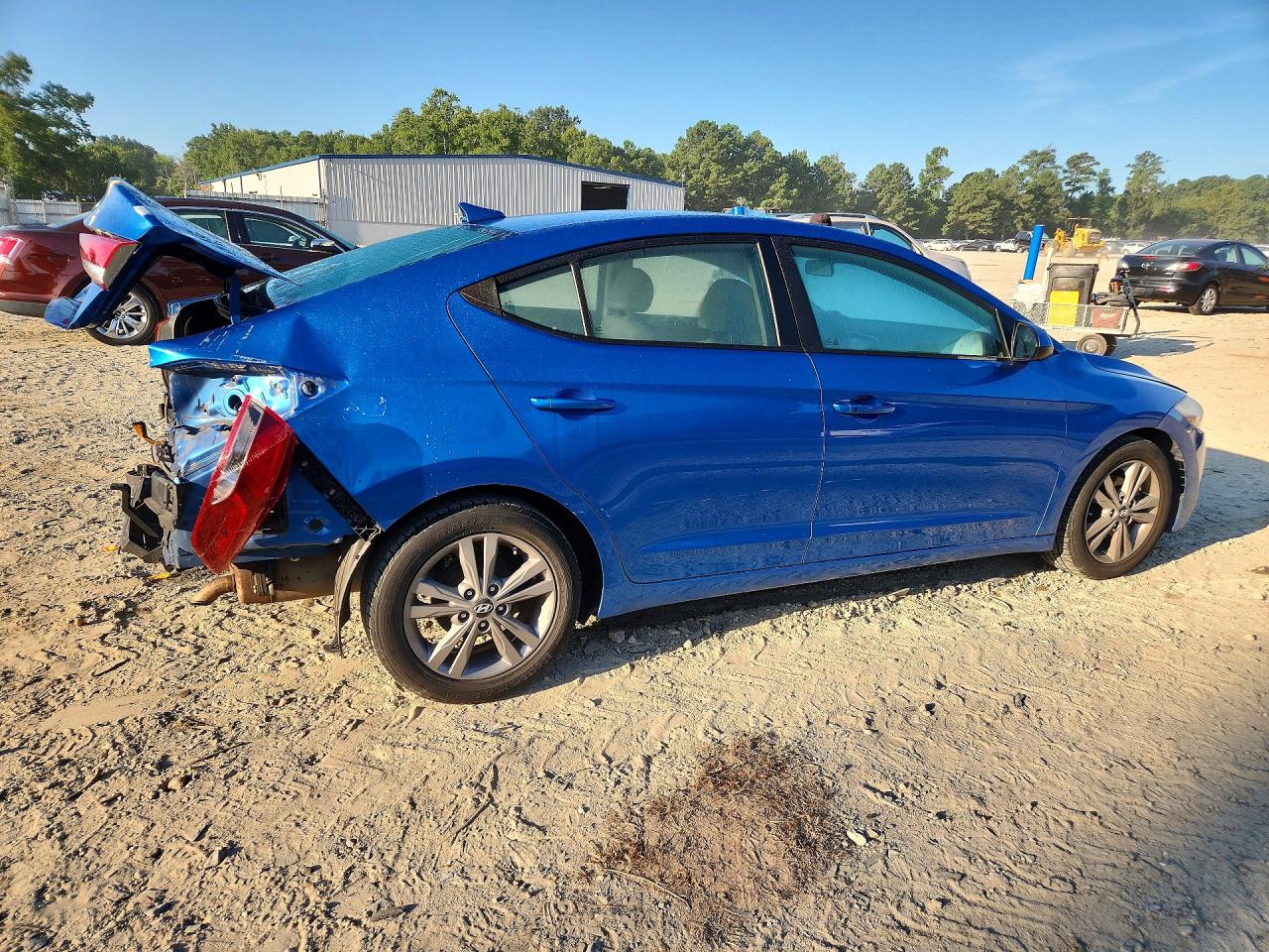 2017 Hyundai Elantra Se Blue vin: 5NPD84LF6HH047890