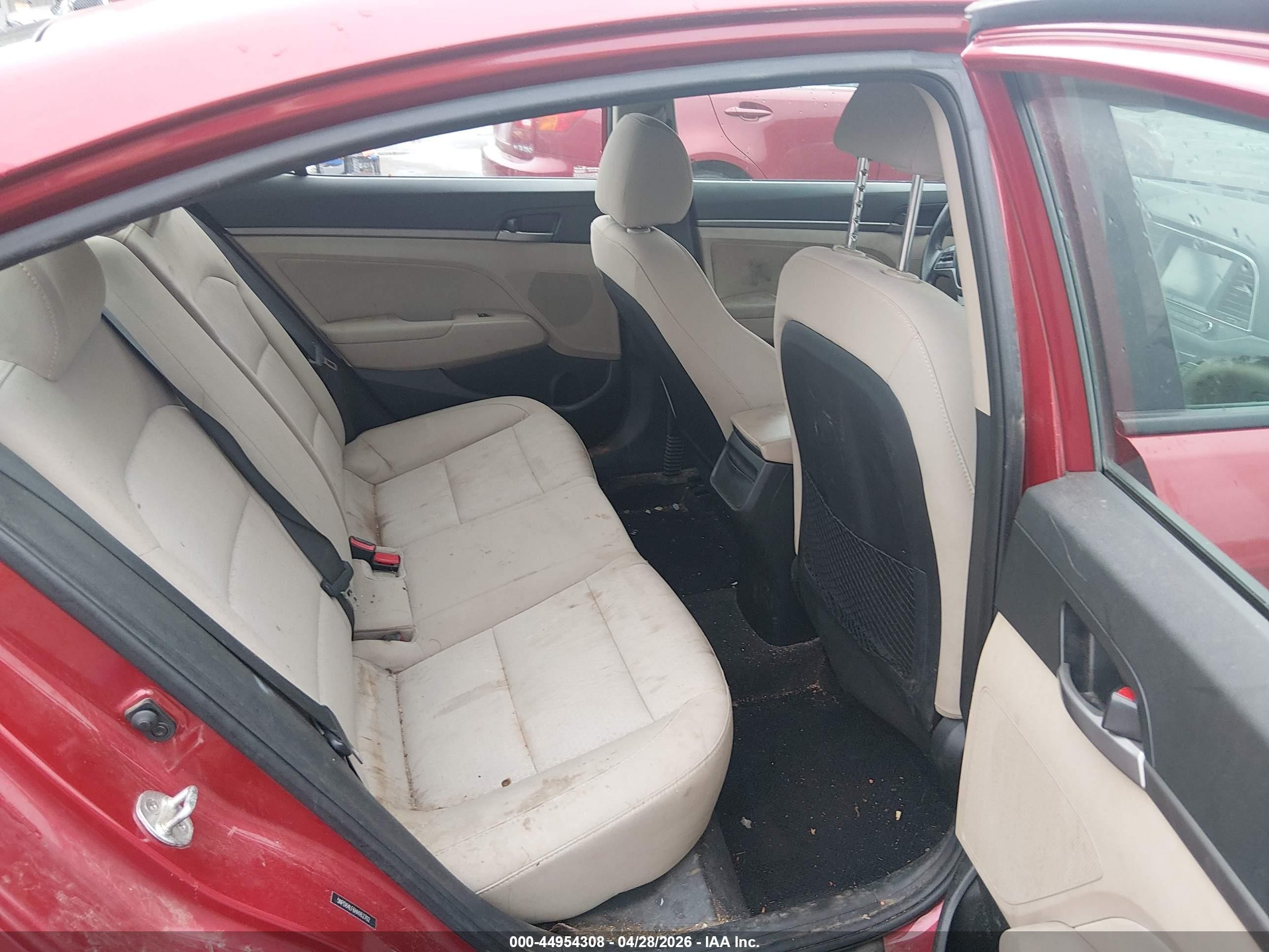 2017 Hyundai Elantra Value Edition Темно-бордовый vin: 5NPD84LF6HH162702