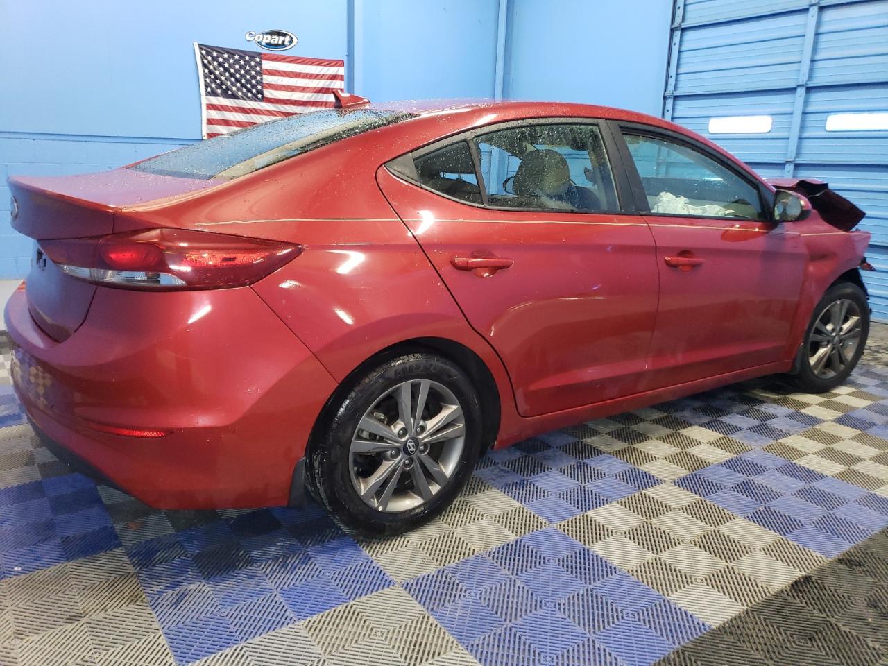 2018 Hyundai Elantra Sel Red vin: 5NPD84LF6JH235721