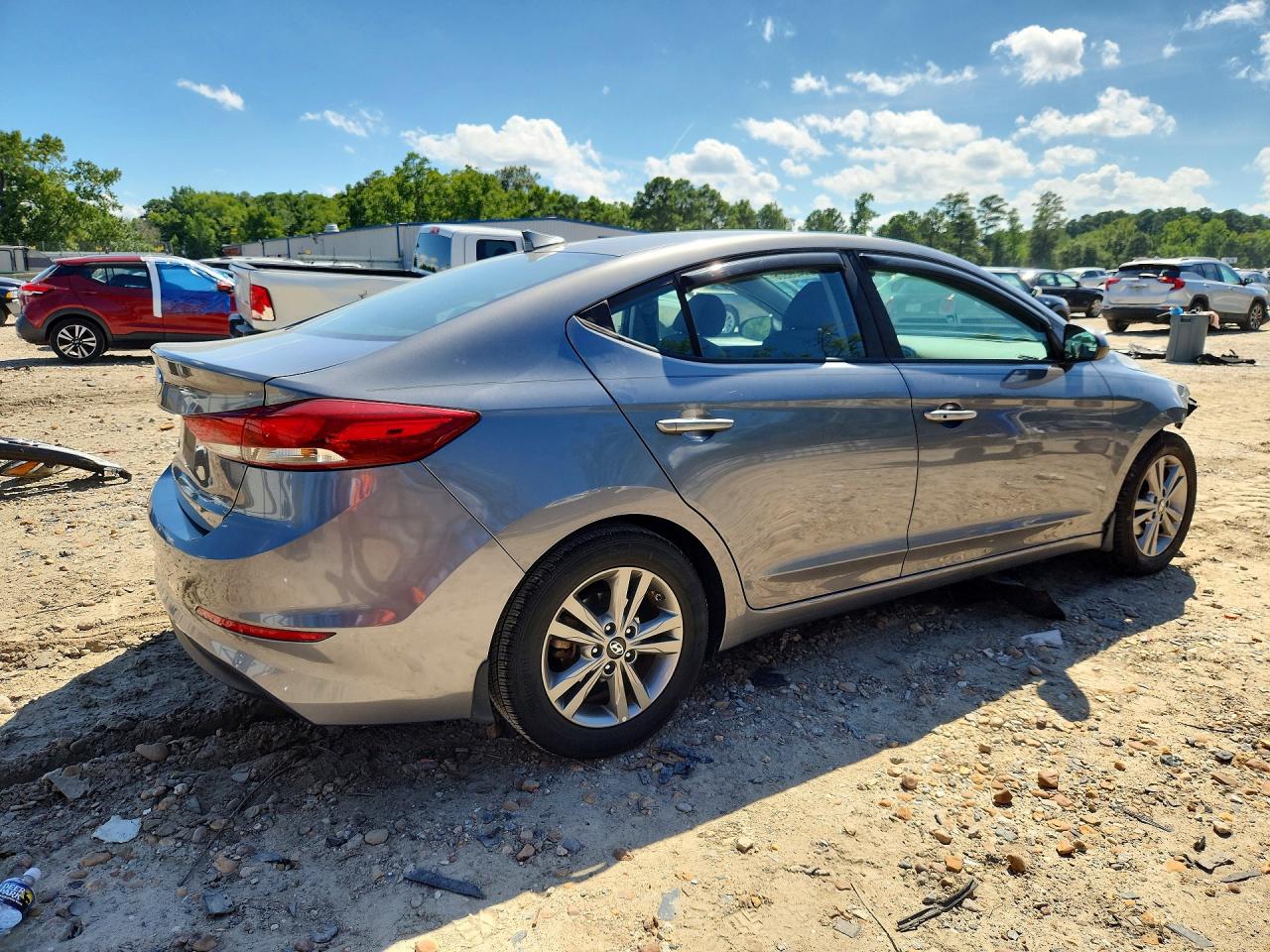 2018 Hyundai Elantra Value Edition Gray vin: 5NPD84LF6JH269612