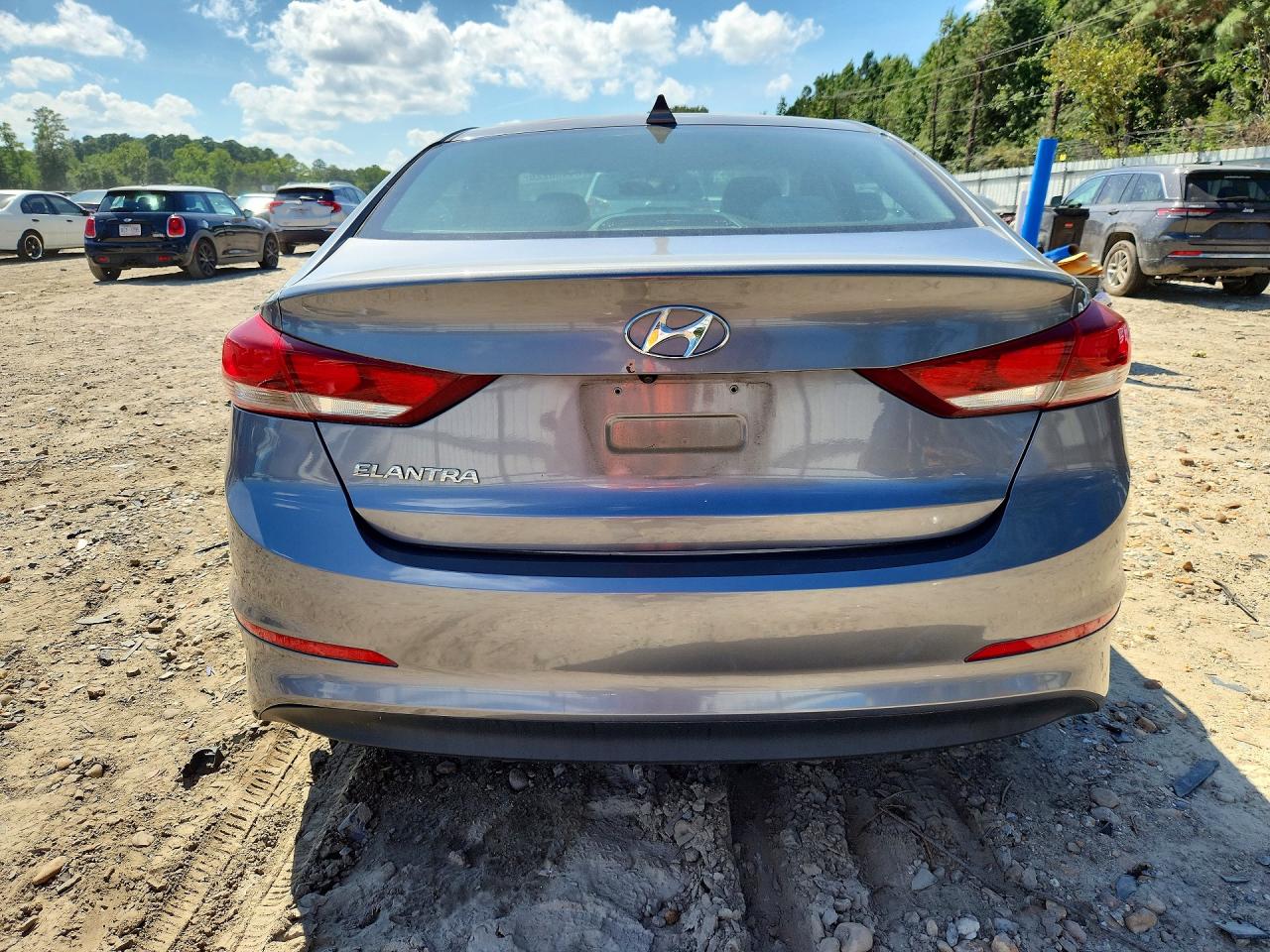 2018 Hyundai Elantra Value Edition Gray vin: 5NPD84LF6JH269612