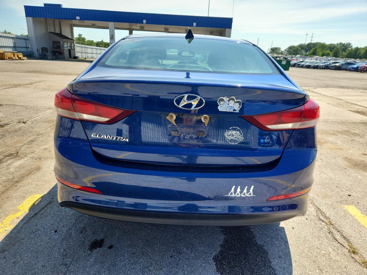2018 Hyundai Elantra Value Edition Blue vin: 5NPD84LF6JH398496