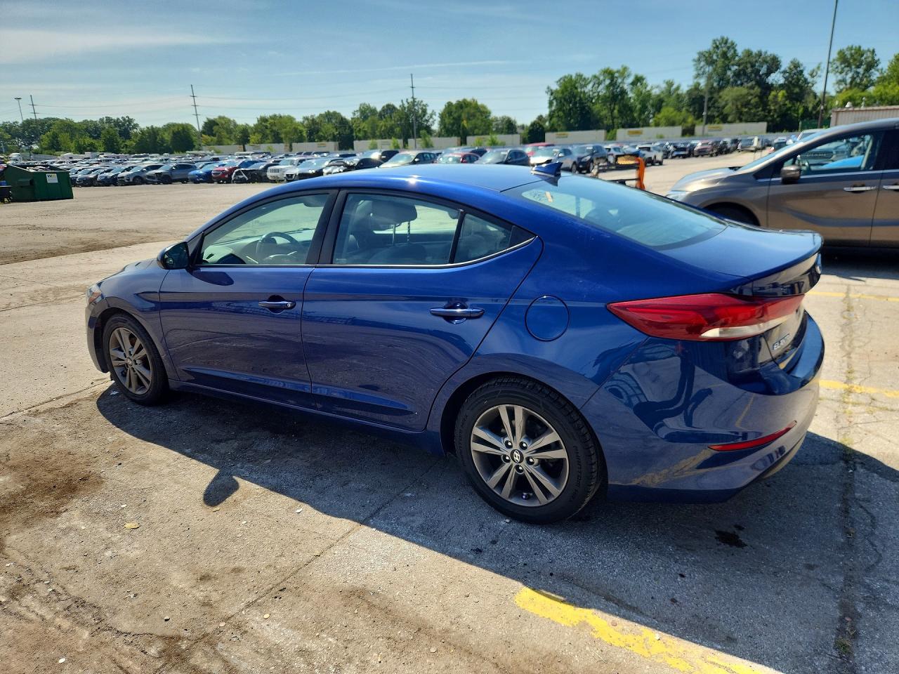 2018 Hyundai Elantra Value Edition Blue vin: 5NPD84LF6JH398496