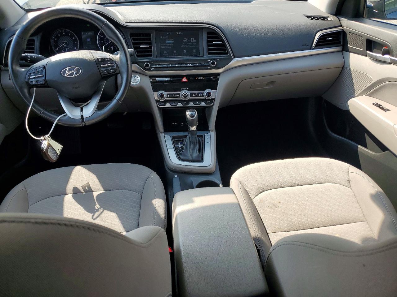 2019 Hyundai Elantra Value Edition Gray vin: 5NPD84LF6KH416058