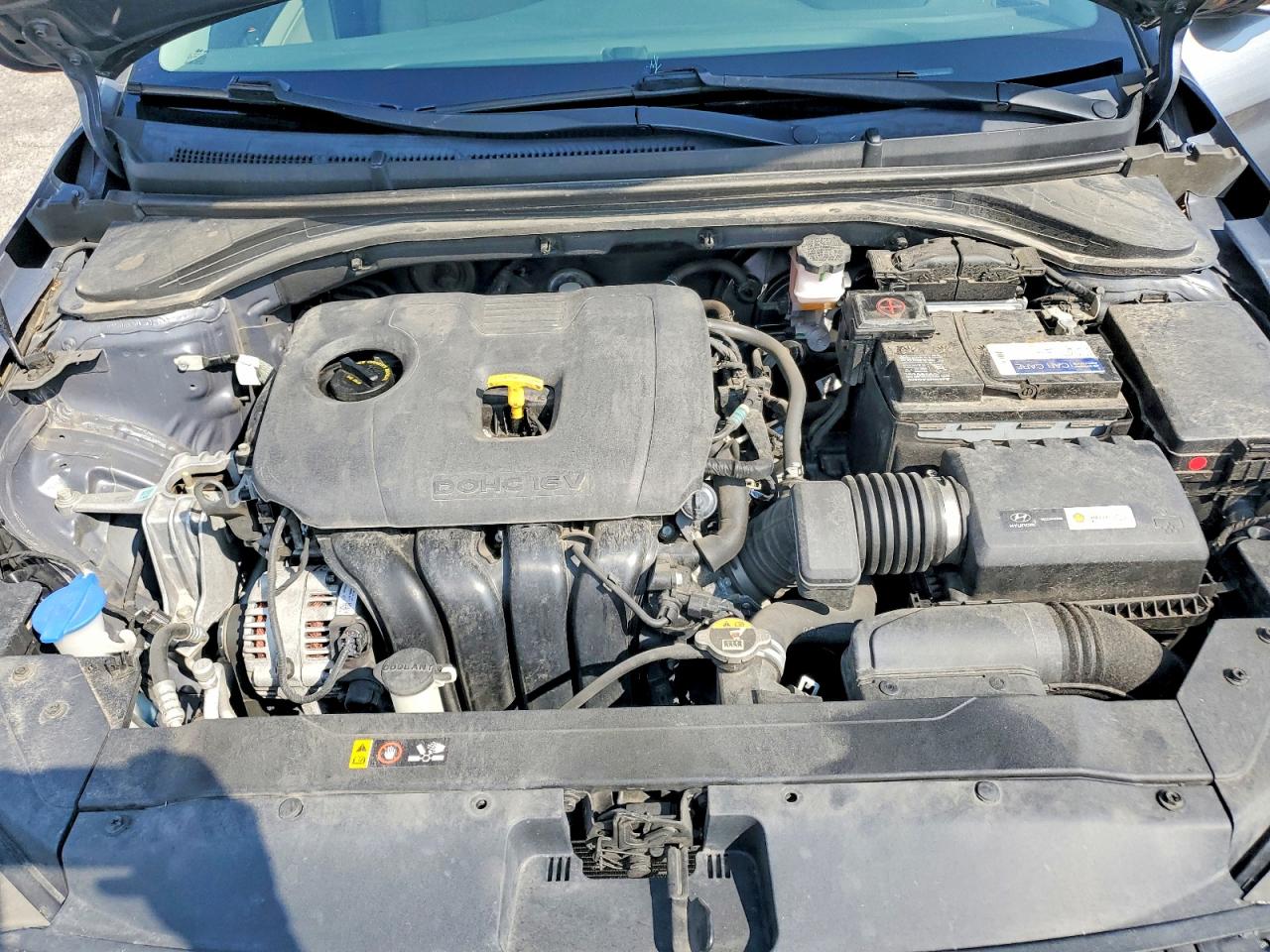 2019 Hyundai Elantra Value Edition Gray vin: 5NPD84LF6KH416058