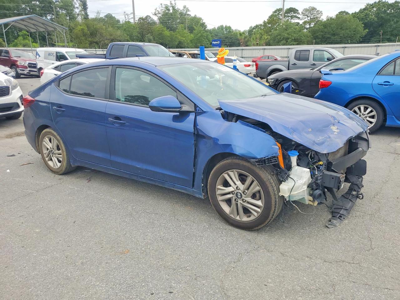 2020 Hyundai Elantra Sel Blue vin: 5NPD84LF6LH523371
