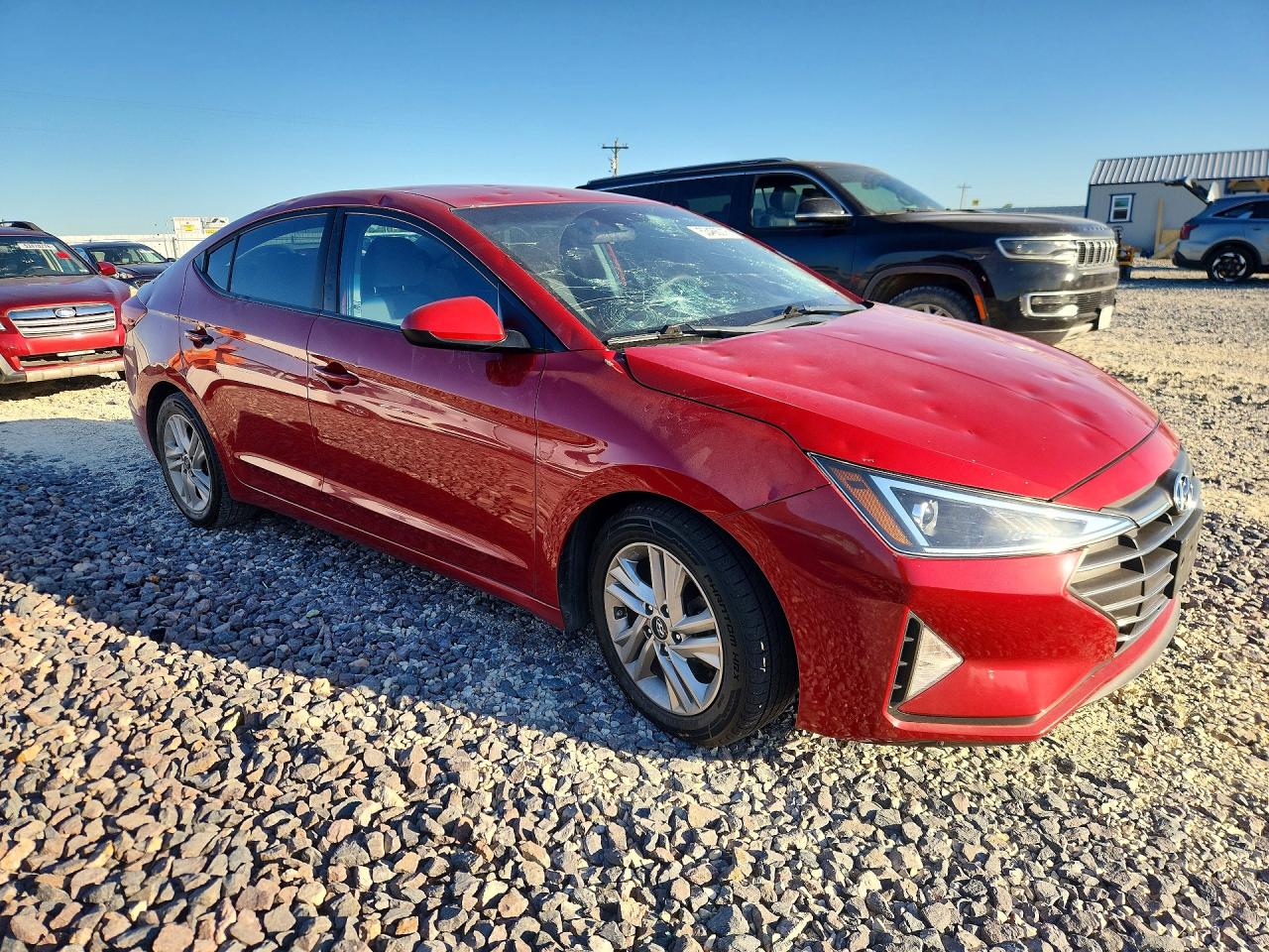 2020 Hyundai Elantra Sel Red vin: 5NPD84LF6LH536637
