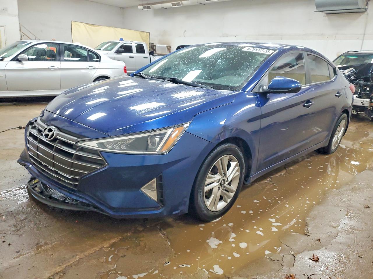 2020 Hyundai Elantra Sel Синий vin: 5NPD84LF6LH553809