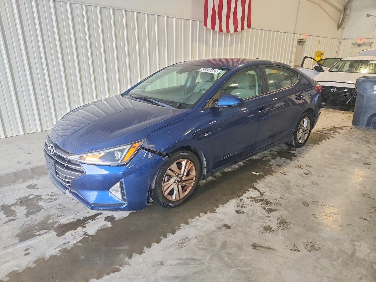 2020 Hyundai Elantra Sel Blue vin: 5NPD84LF6LH557861
