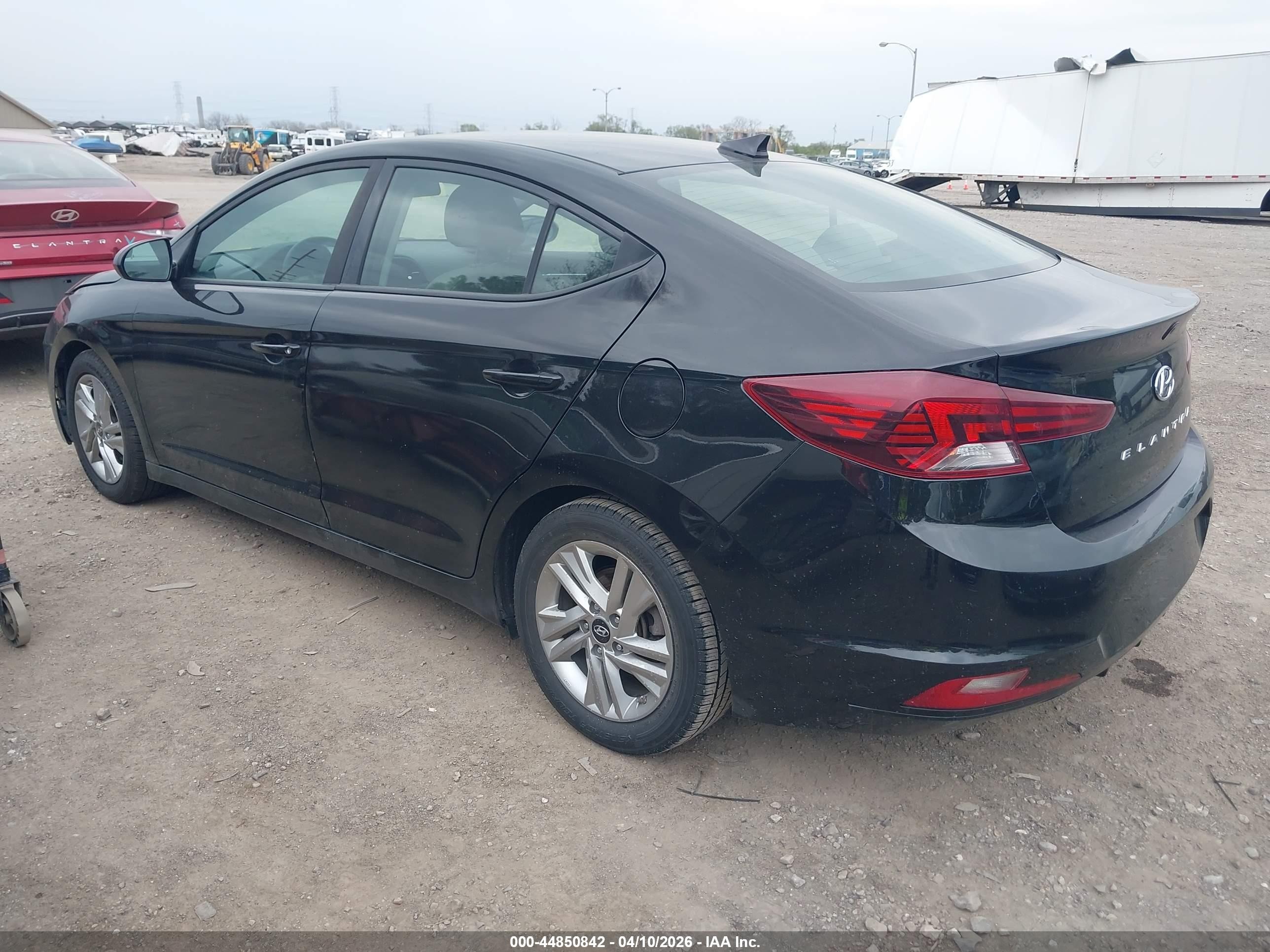 2020 Hyundai Elantra Sel Black vin: 5NPD84LF6LH568620