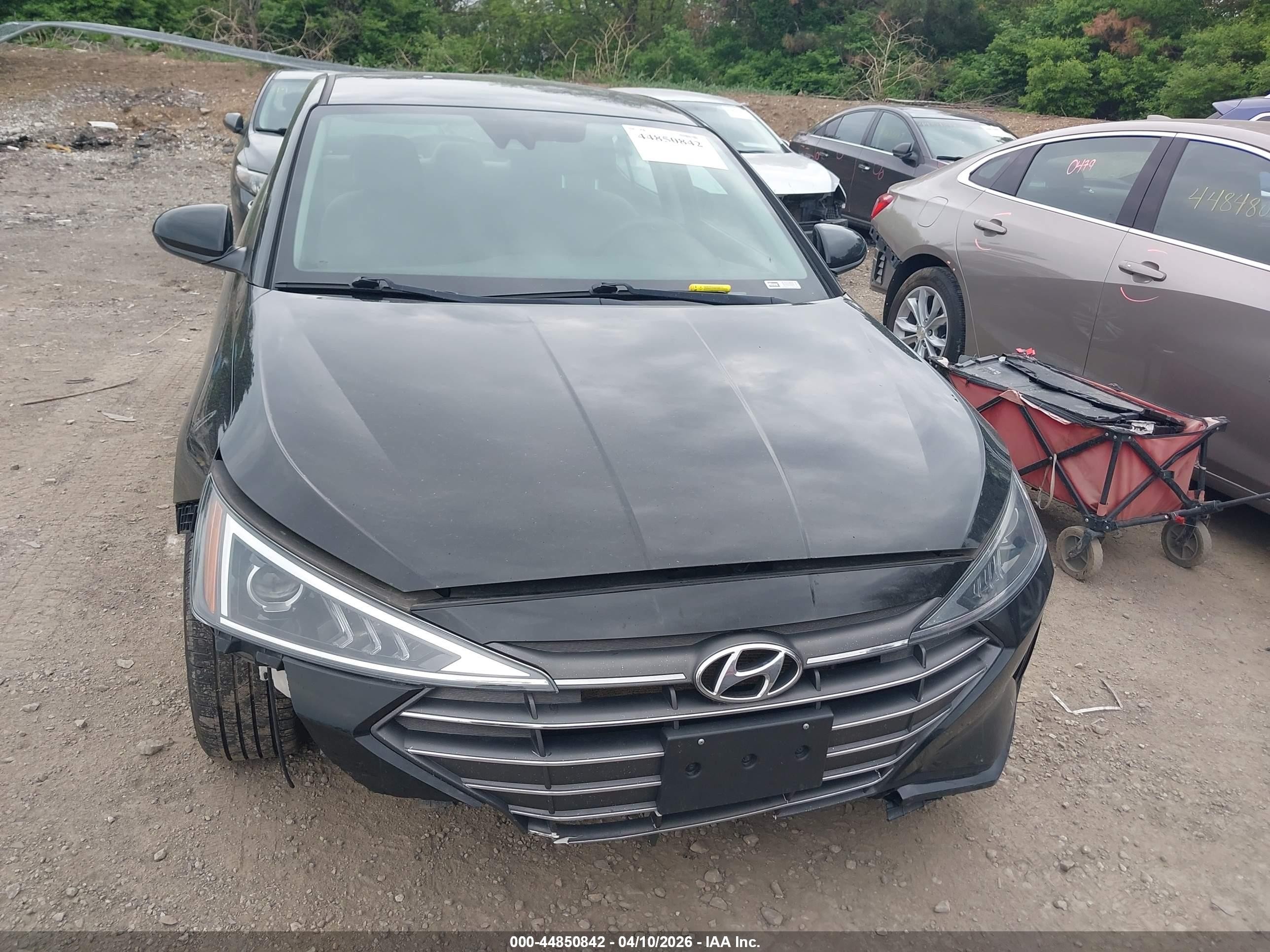 2020 Hyundai Elantra Sel Black vin: 5NPD84LF6LH568620