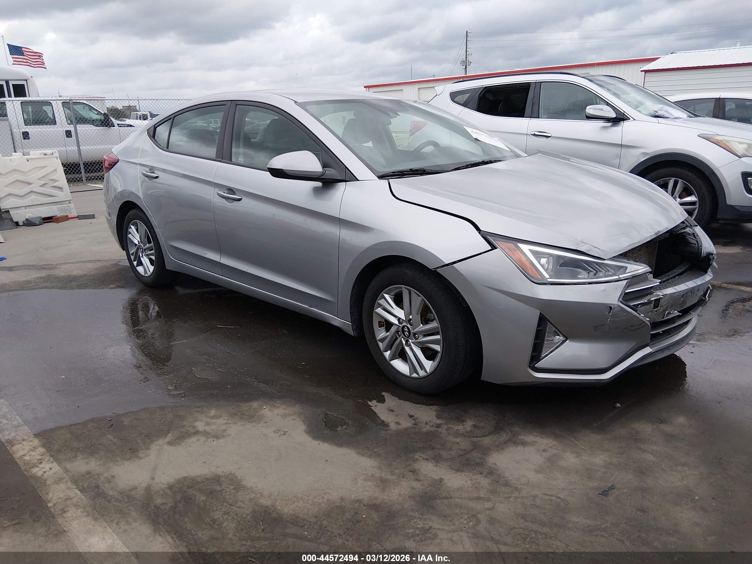 2020 Hyundai Elantra Sel Silver vin: 5NPD84LF6LH621865
