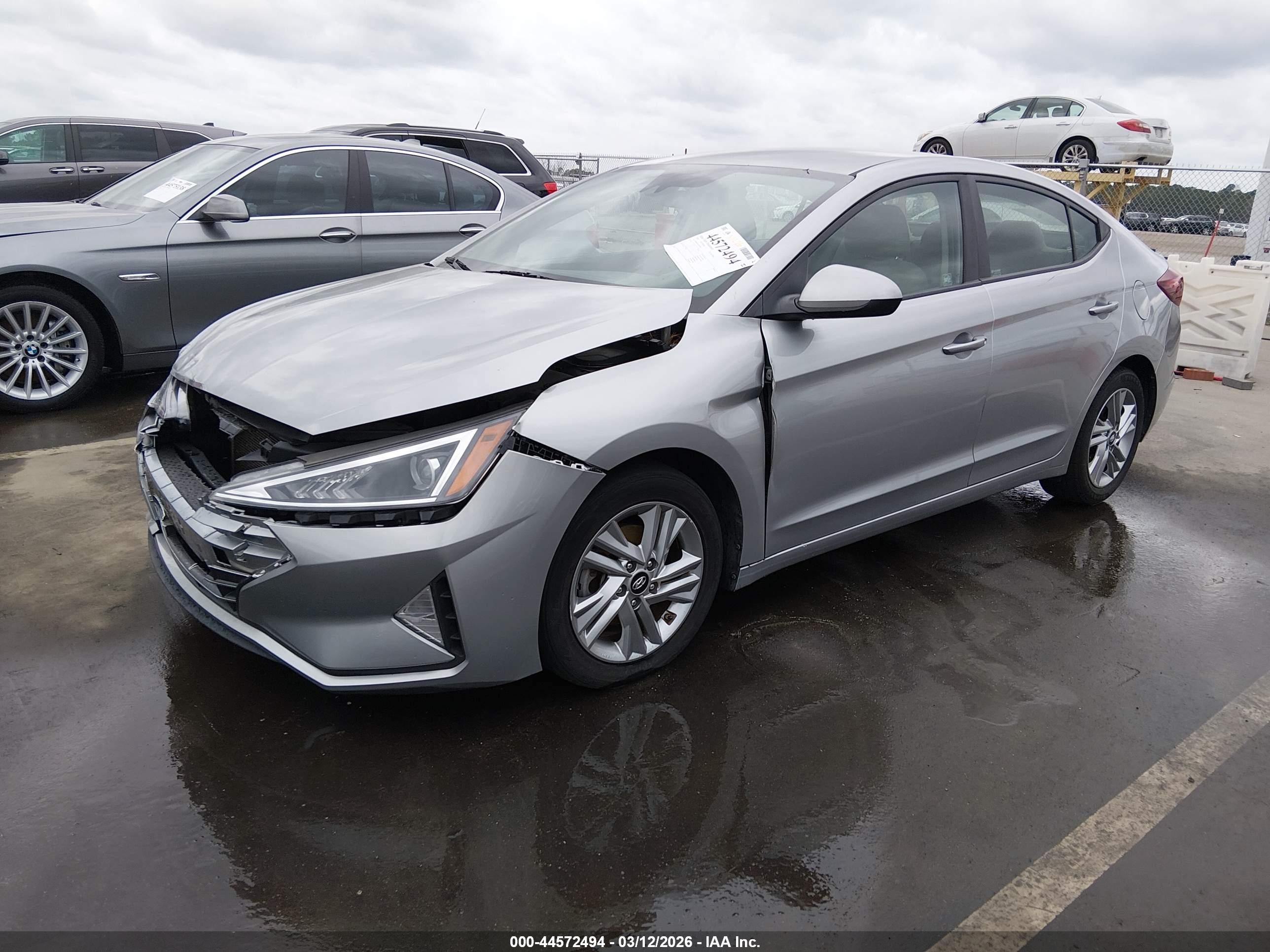 2020 Hyundai Elantra Sel Серебряный vin: 5NPD84LF6LH621865