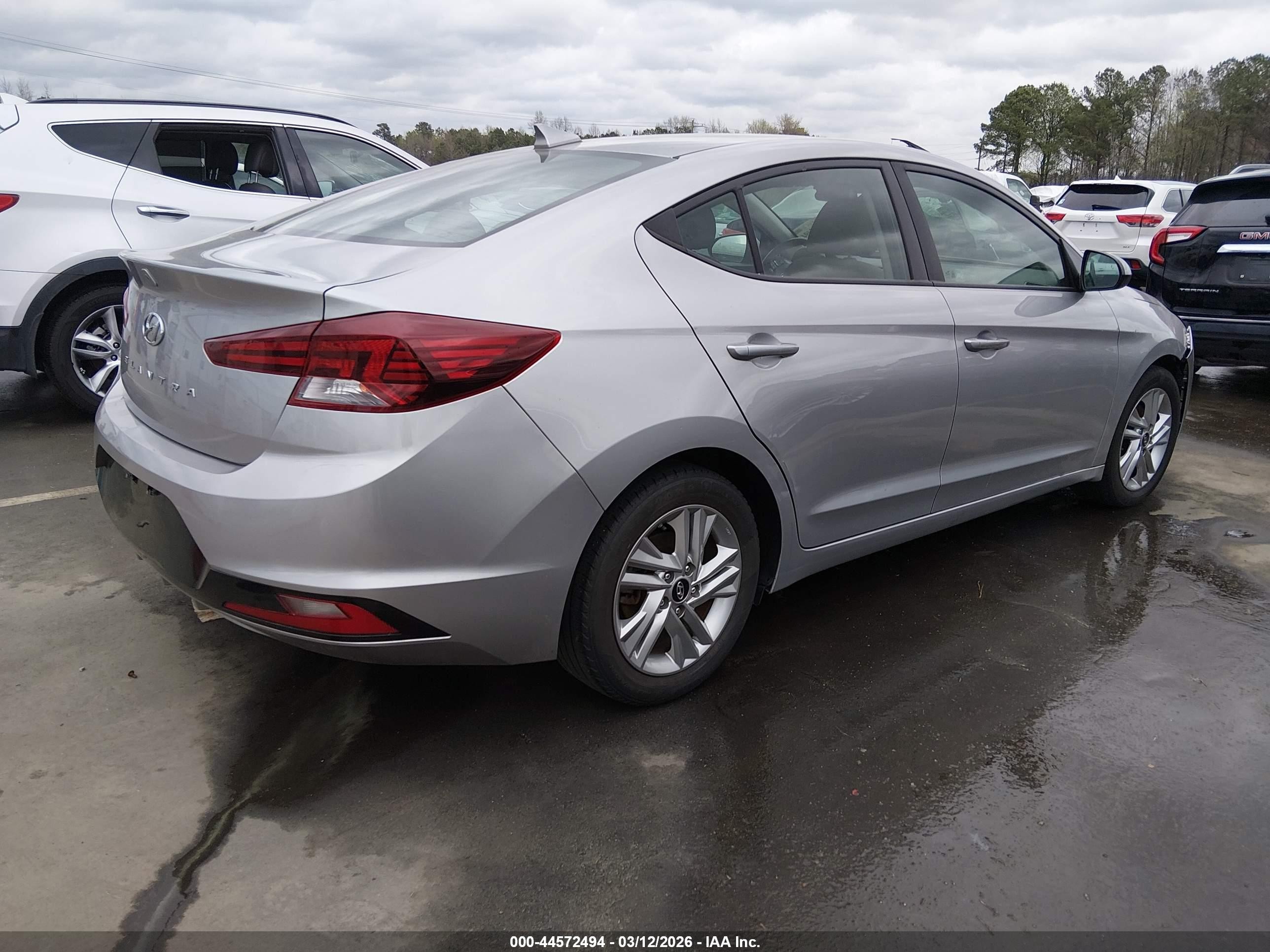 2020 Hyundai Elantra Sel Серебряный vin: 5NPD84LF6LH621865