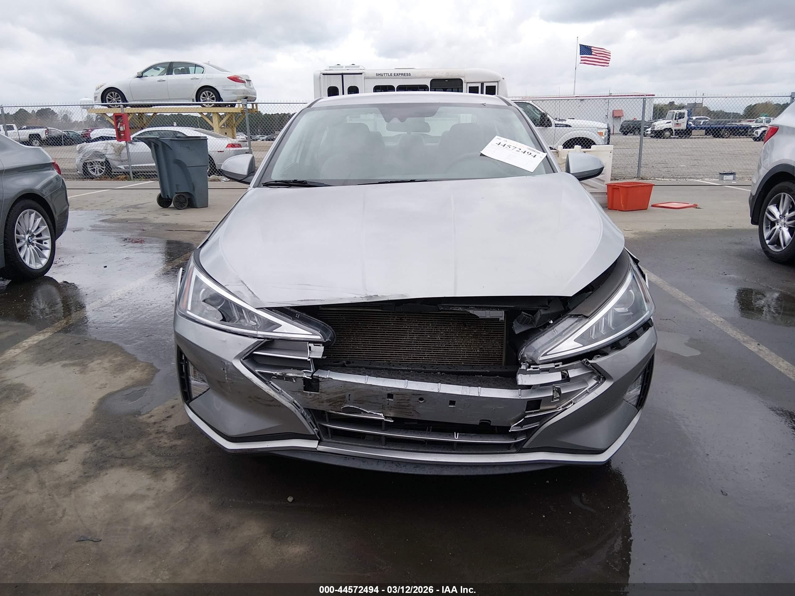 2020 Hyundai Elantra Sel Серебряный vin: 5NPD84LF6LH621865