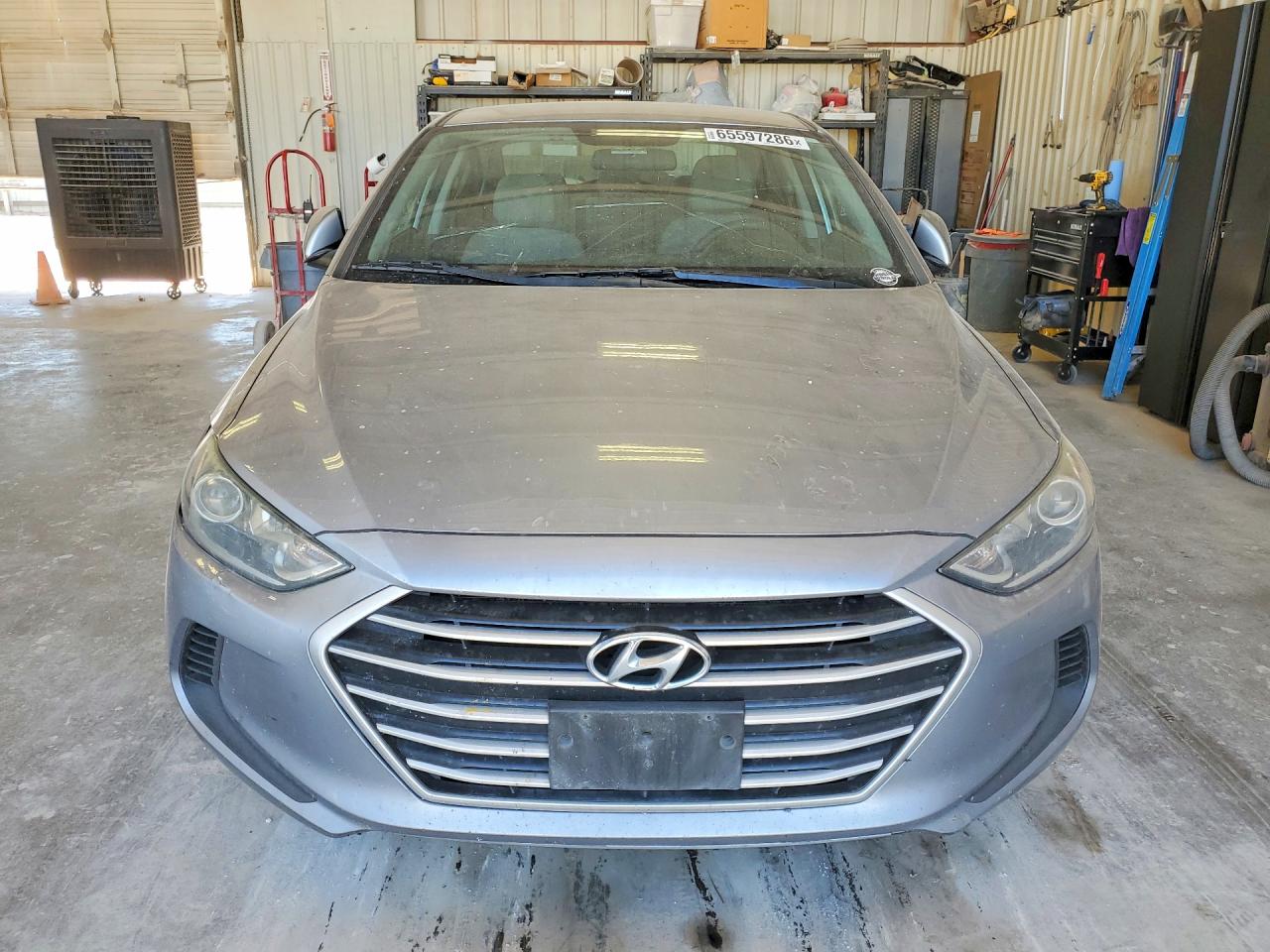 2017 Hyundai Elantra Se Gray vin: 5NPD84LF7HH008502