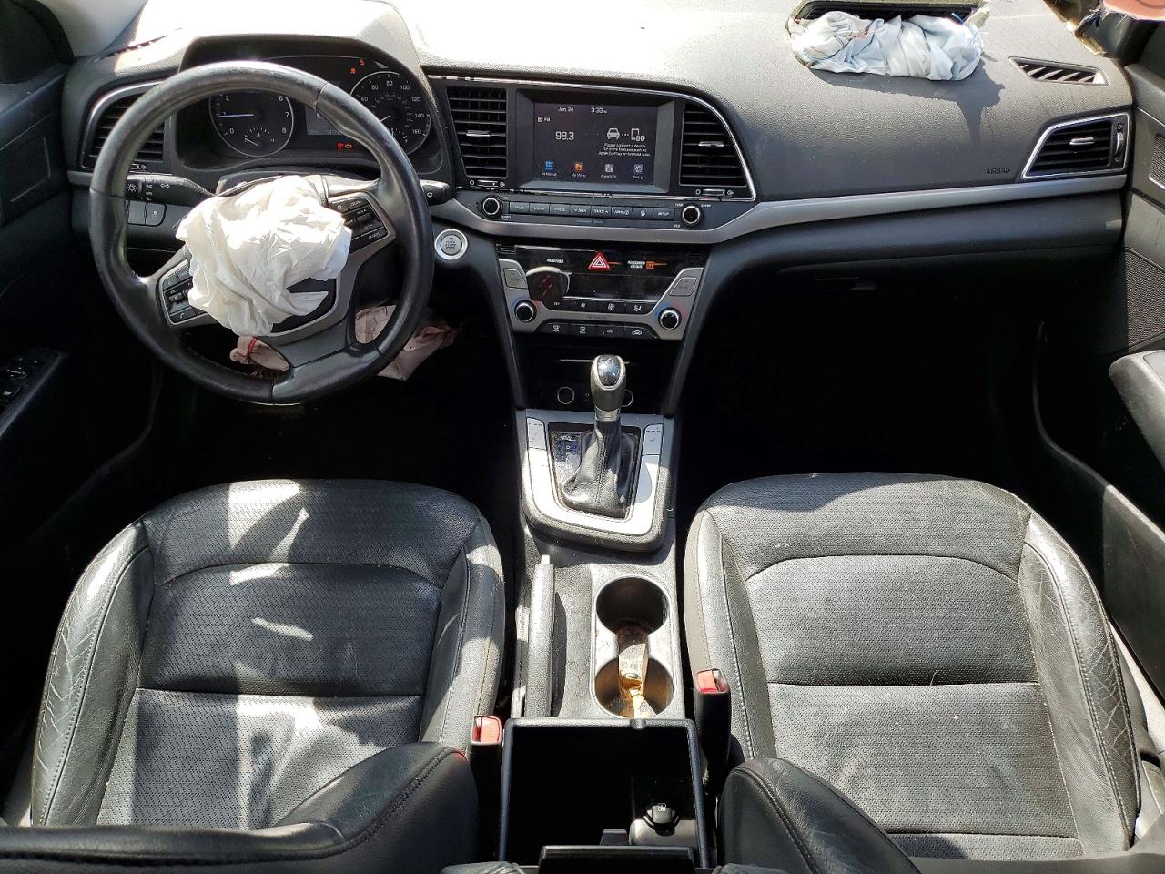 2017 Hyundai Elantra Limited Серебряный vin: 5NPD84LF7HH178133